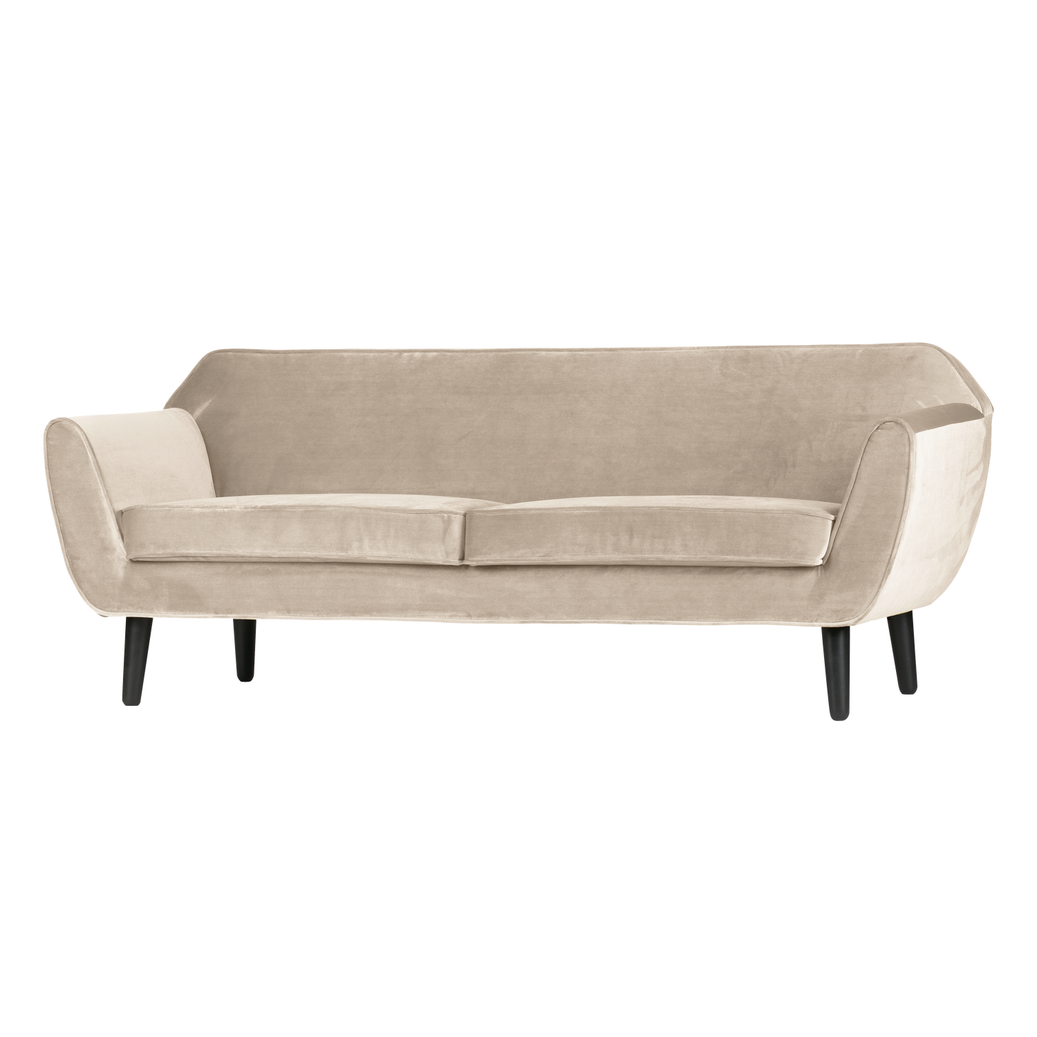 Rocco bank 187 cm velvet off white [fsc]