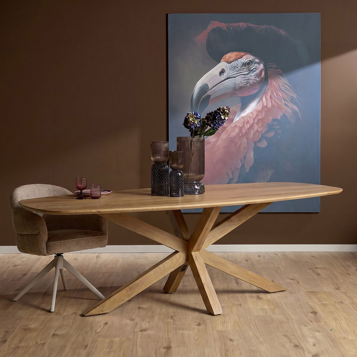 Eettafel Deens Ovaal All Wood