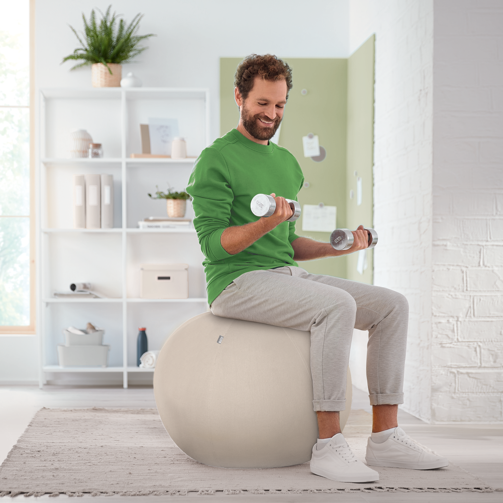 Actieve Zitbal Leitz Ergo 55 cm