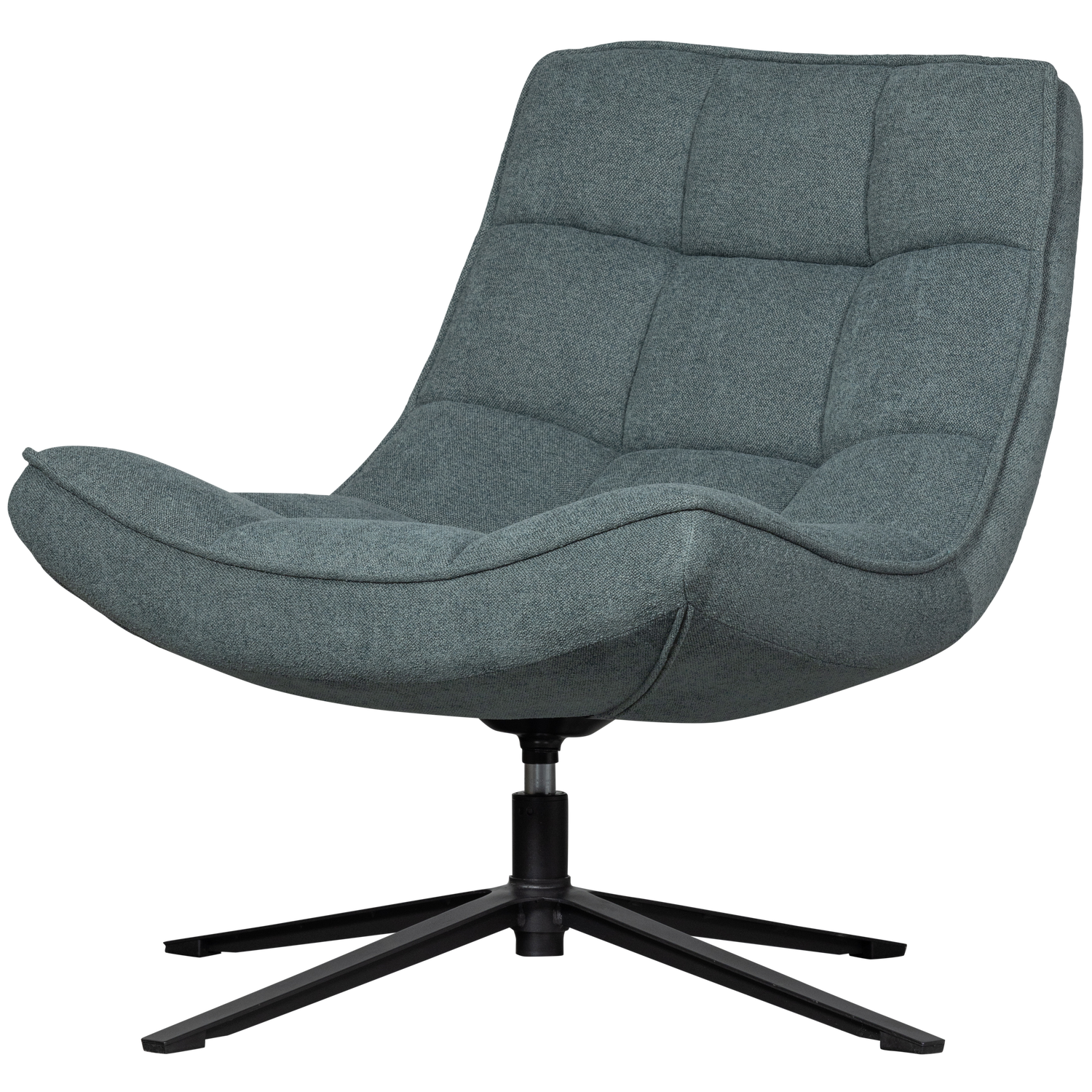 Maudi draaifauteuil chenille structuur groen