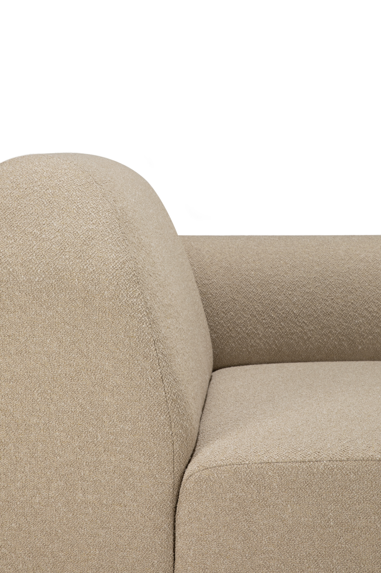 Bulky modulaire sofa - almond