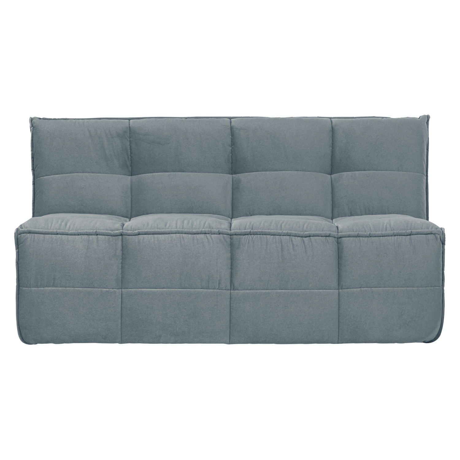 Cluster eetbankje met rugleuning boucle khaki bruin