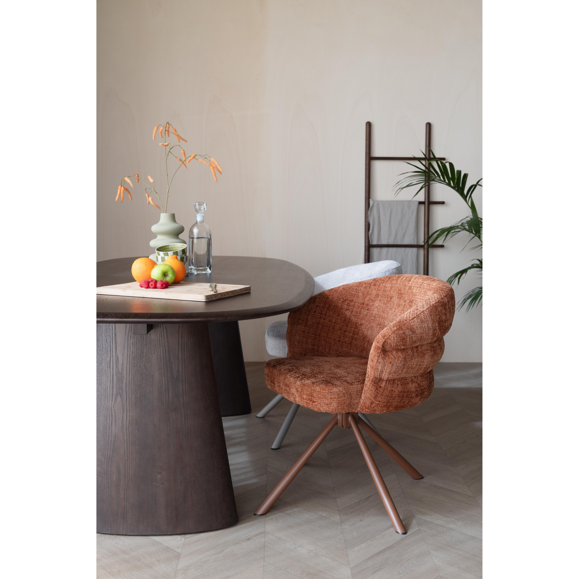 Mandy eettafel bruin