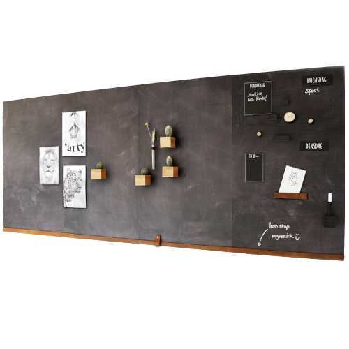 Magneetwand mat – krijtbord oudzwart