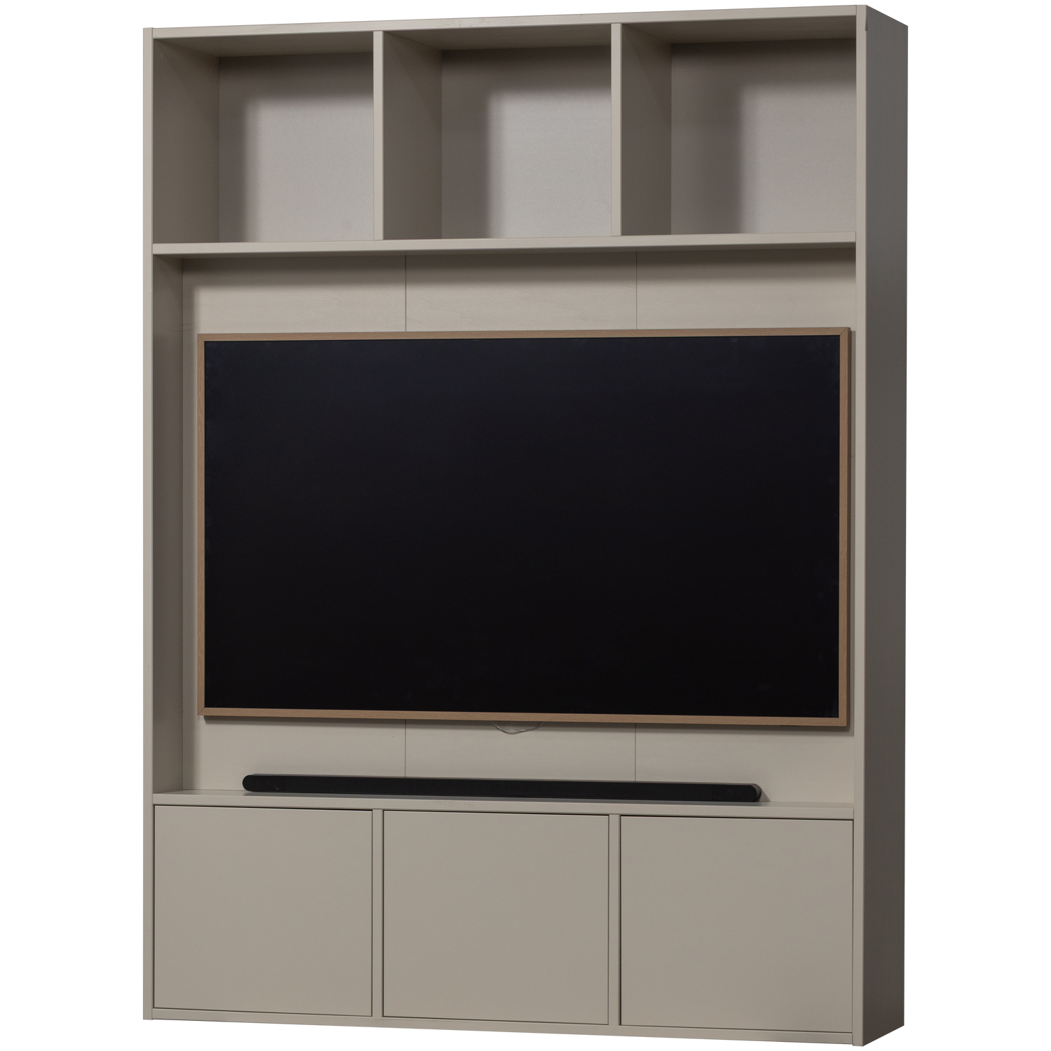 Meggy tv opbergkast 160 cm grenen middenbruin [fsc]
