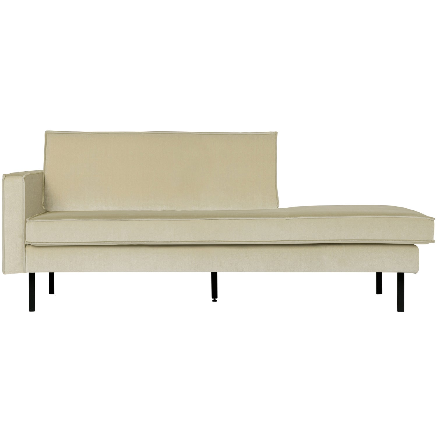 Rodeo daybed links structure velvet brass