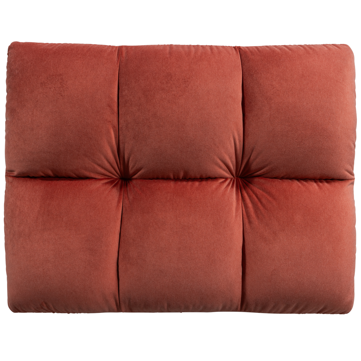 Allure hocker geweven stof donkerbruin melange