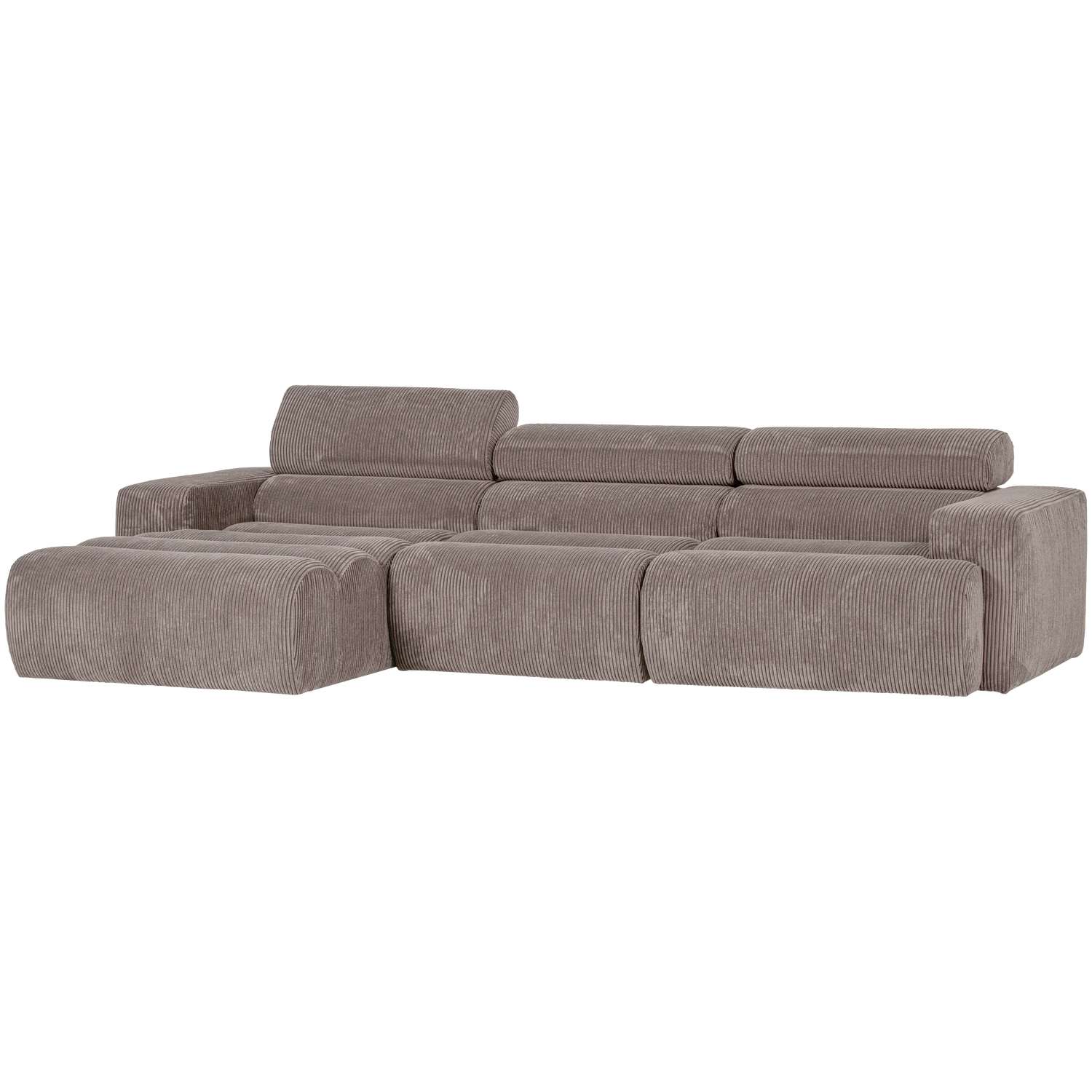 Novi chaise longue bank links oranje melange