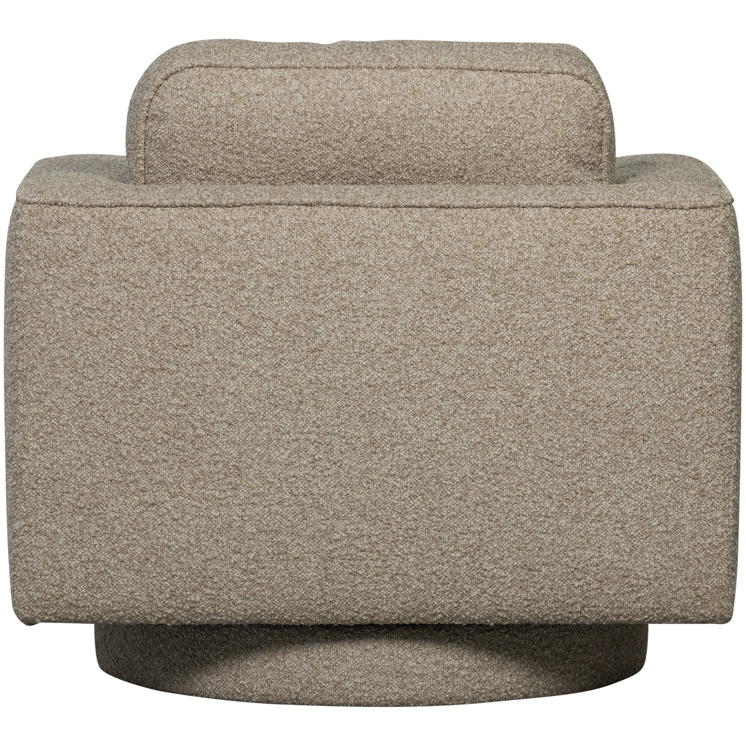 Lazy draaifauteuil boucle bruin