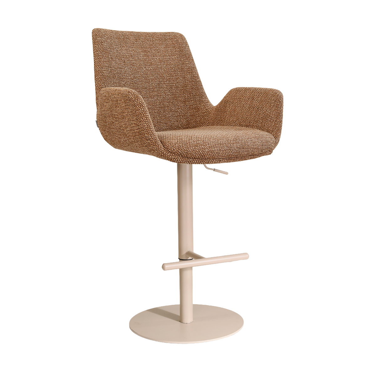 Niva-Eef draaibare tulp barkruk - beige