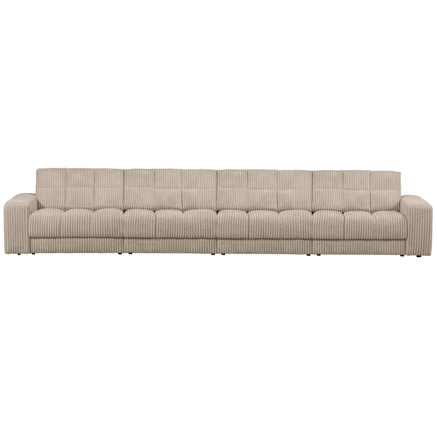Second date 4-zits bank velvet goudgeel
