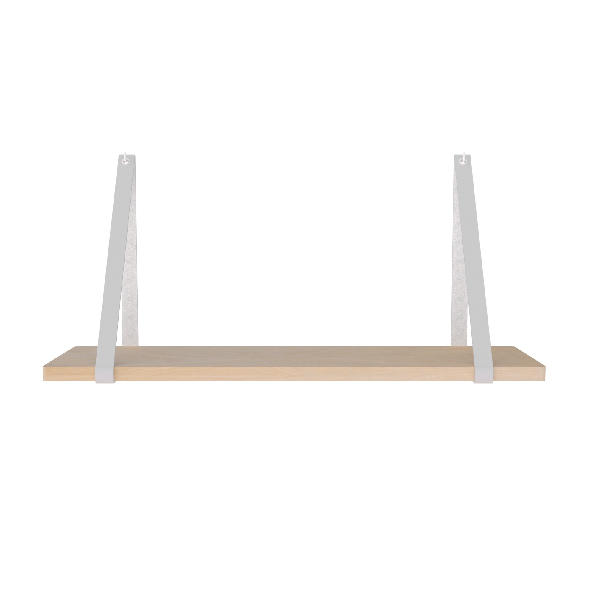 Leren plankdragers (set van 2)