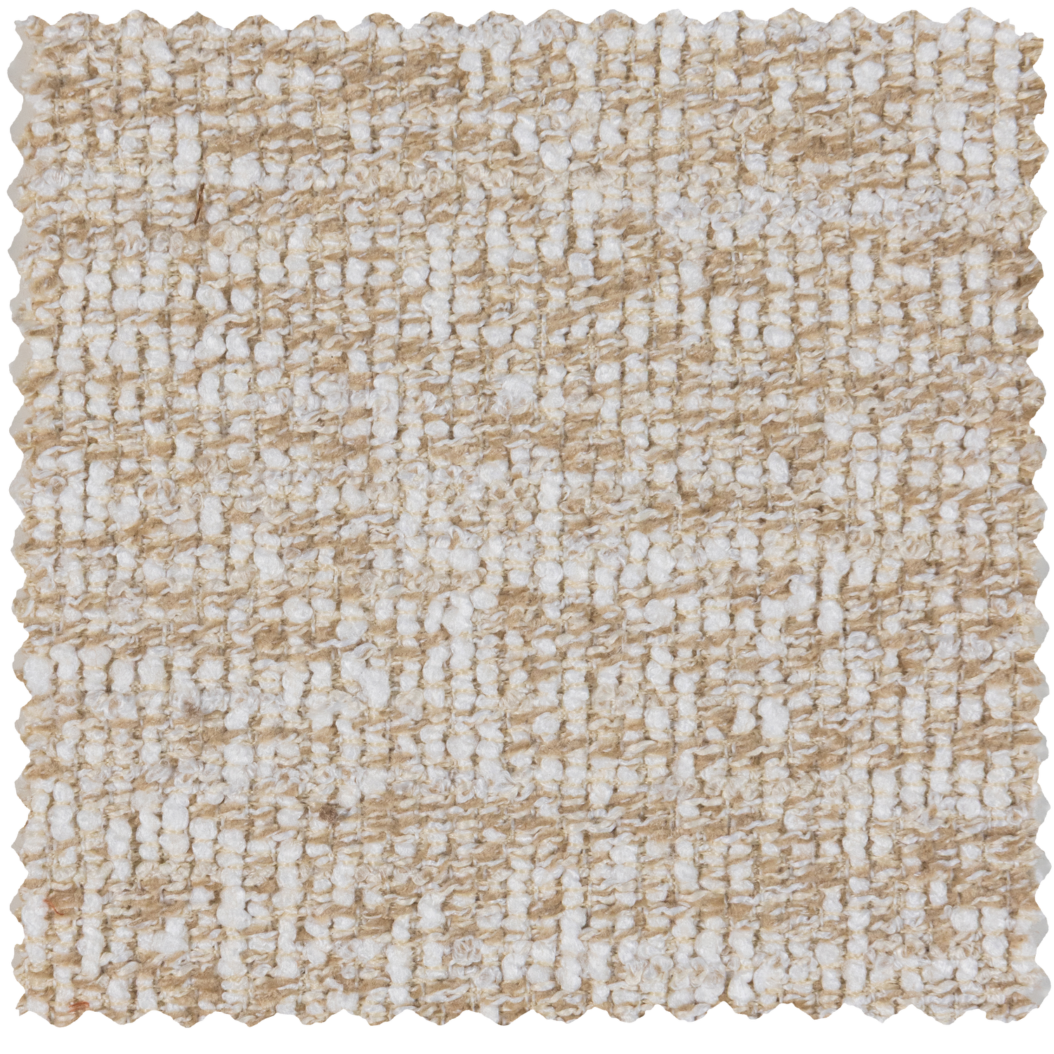 Statement hocker lichtbruin melange