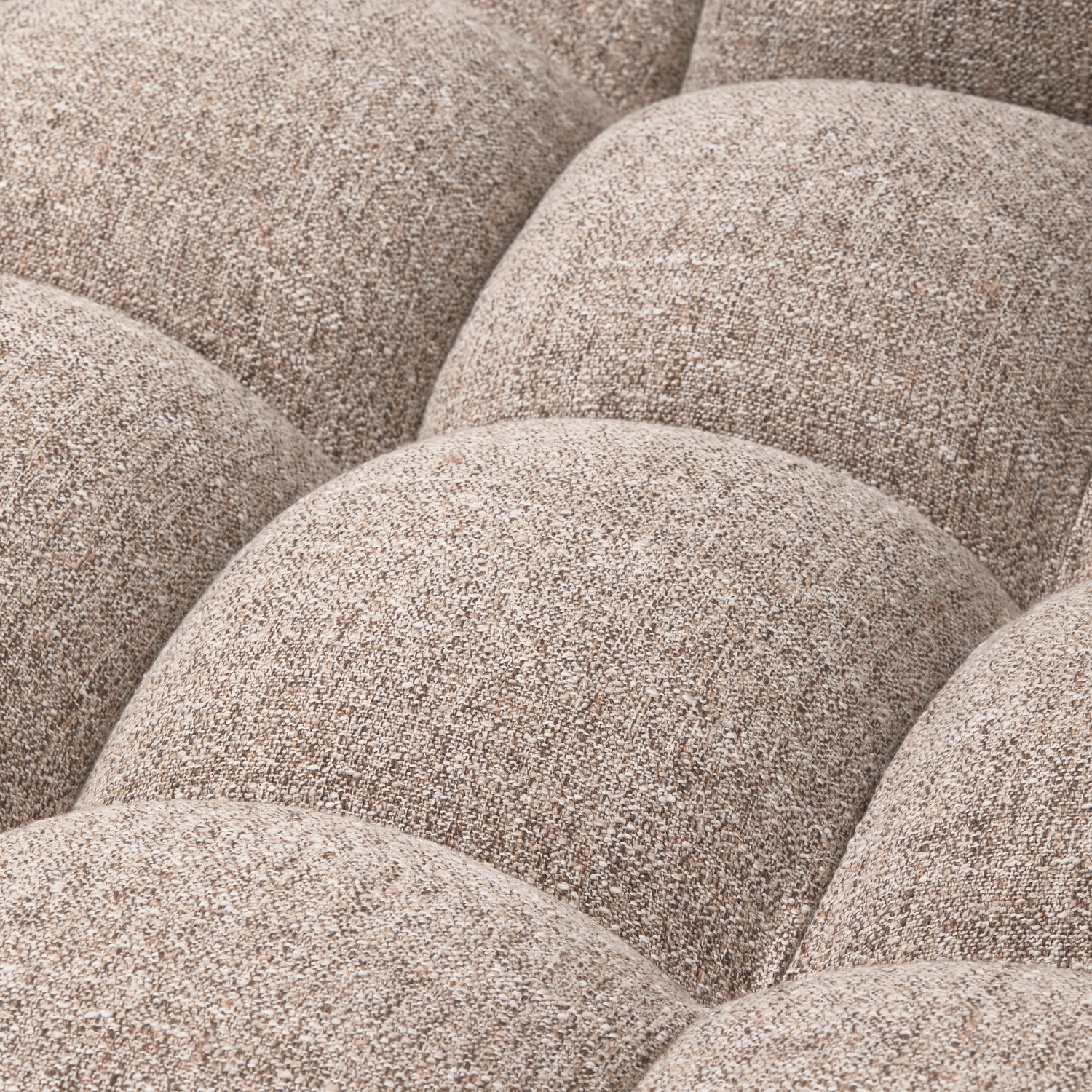 Allure chaise longue links geweven stof naturel melange