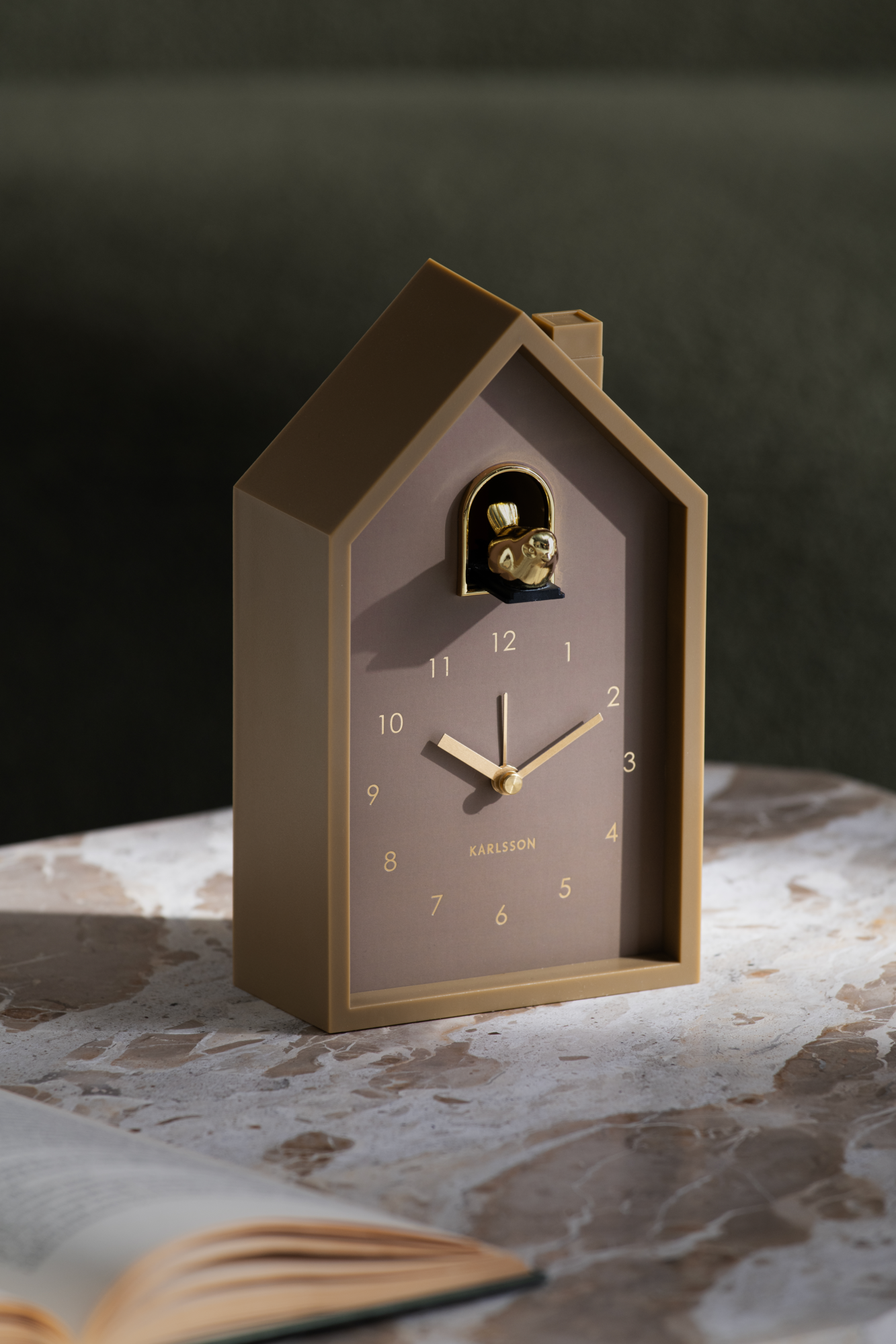 Wekker Modern Cuckoo Oro