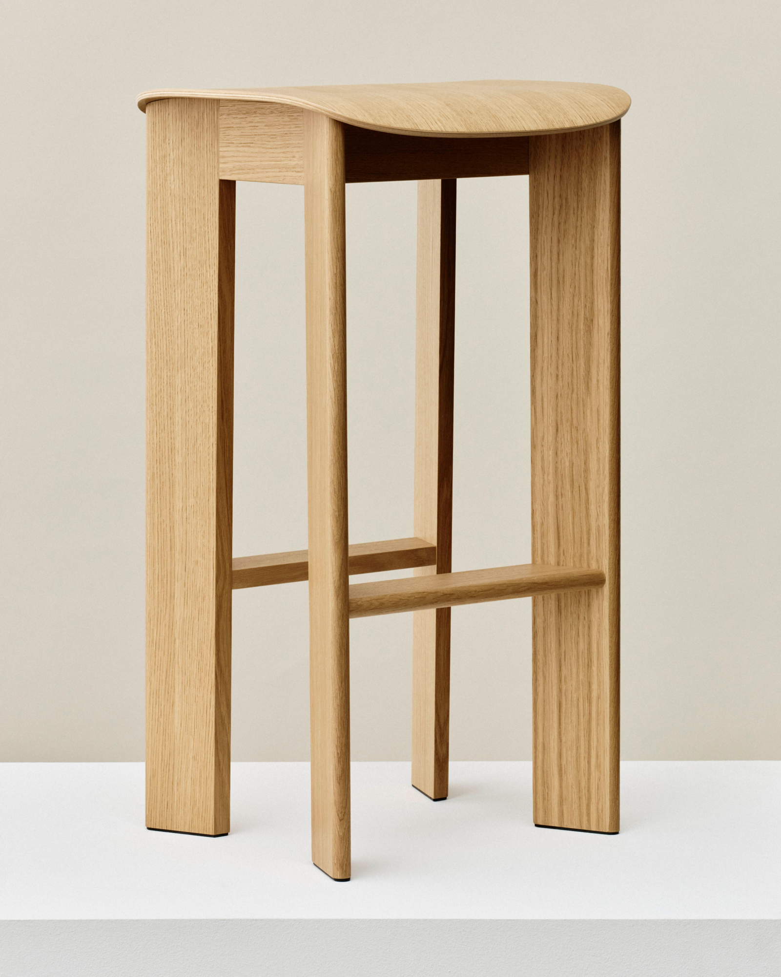 HAY Barkruk Chisel 30 bar stool oak