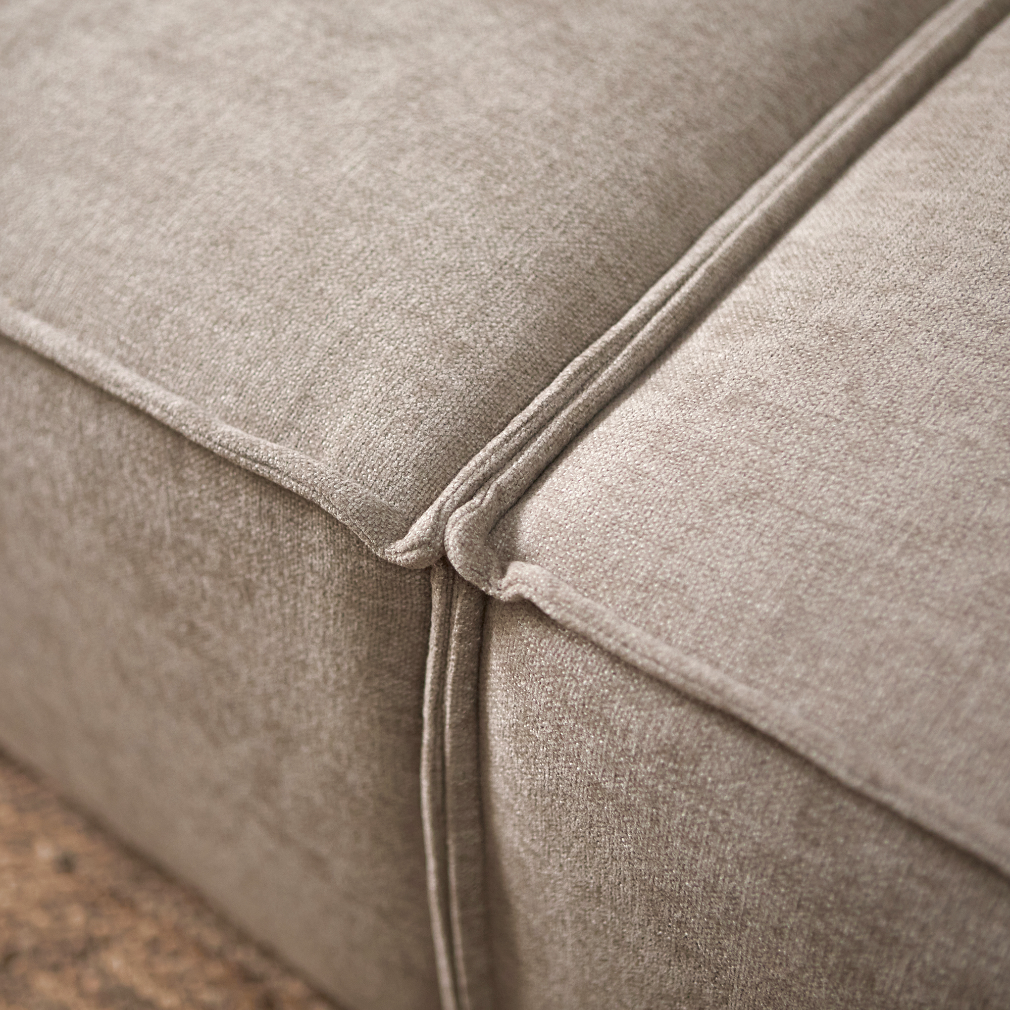  Hoekbank Chaise Livento Taupe