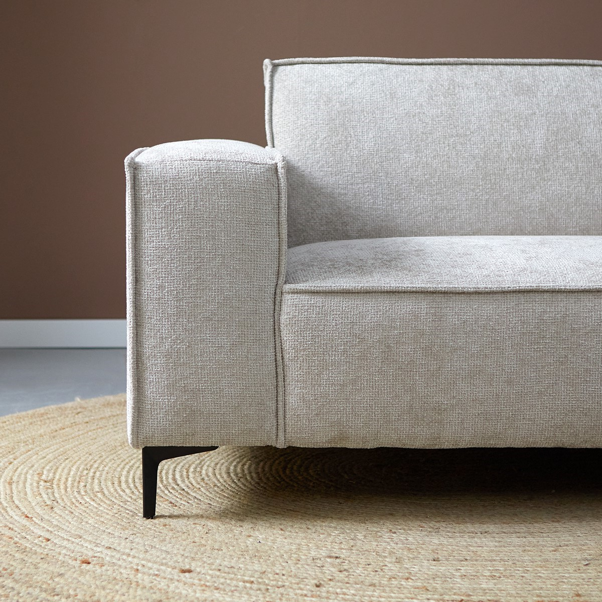 Hoekbank Valora Beige Chaise