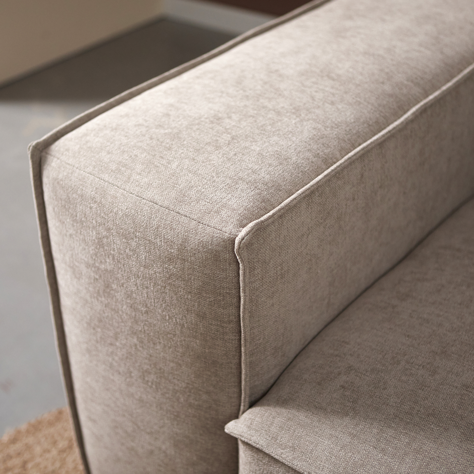  Hoekbank Chaise Livento Taupe