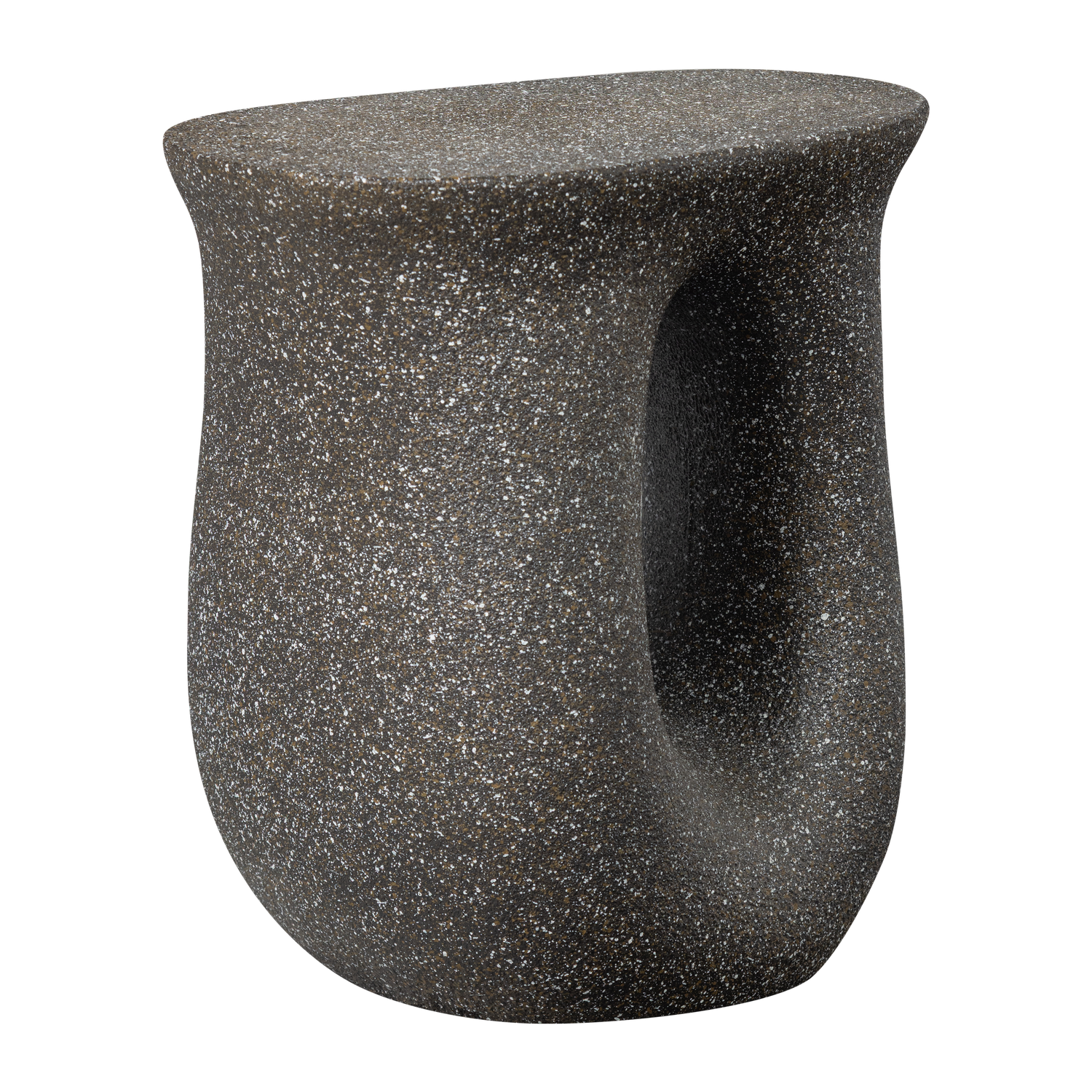 Moson bijzettafel met spikkels beige