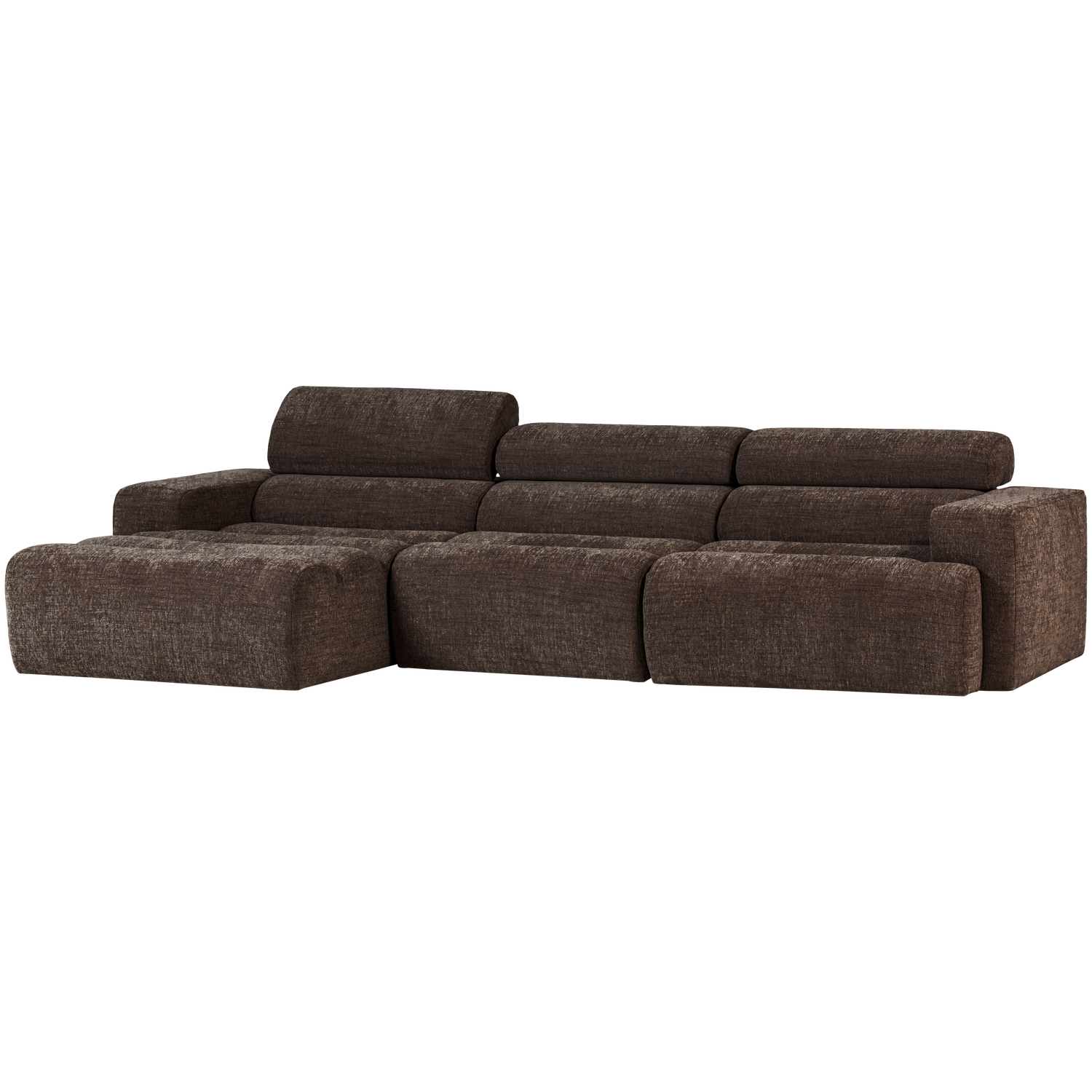 Novi chaise longue bank links oranje melange