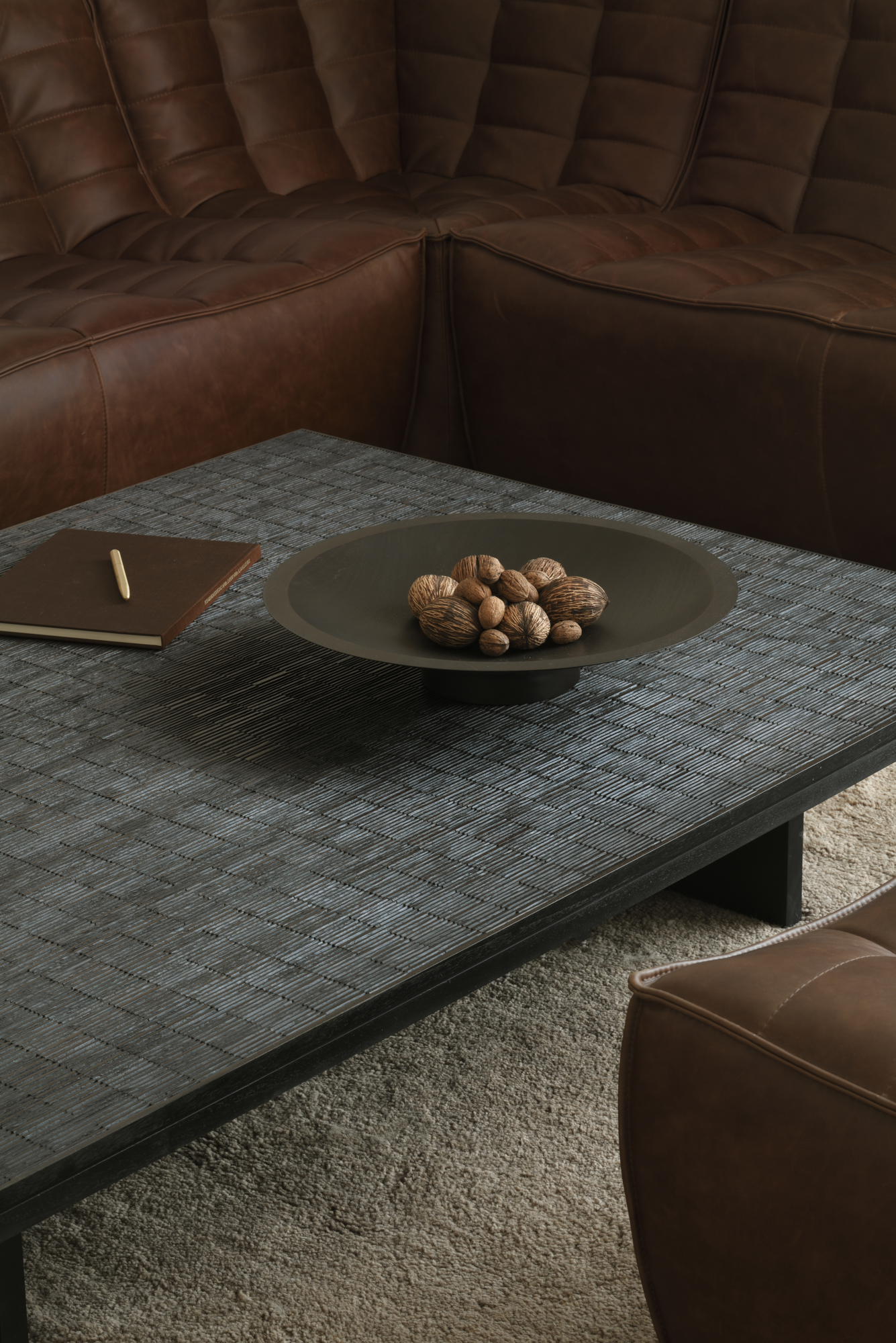 Sofa N701 chestnut leer 
