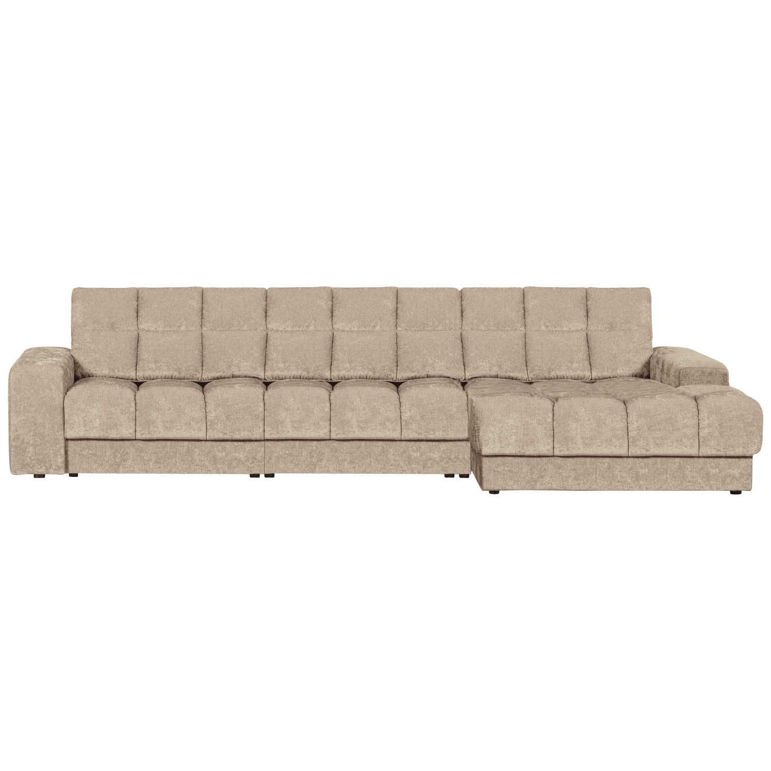 Second date chaise longue rechts ribstof terrazzo