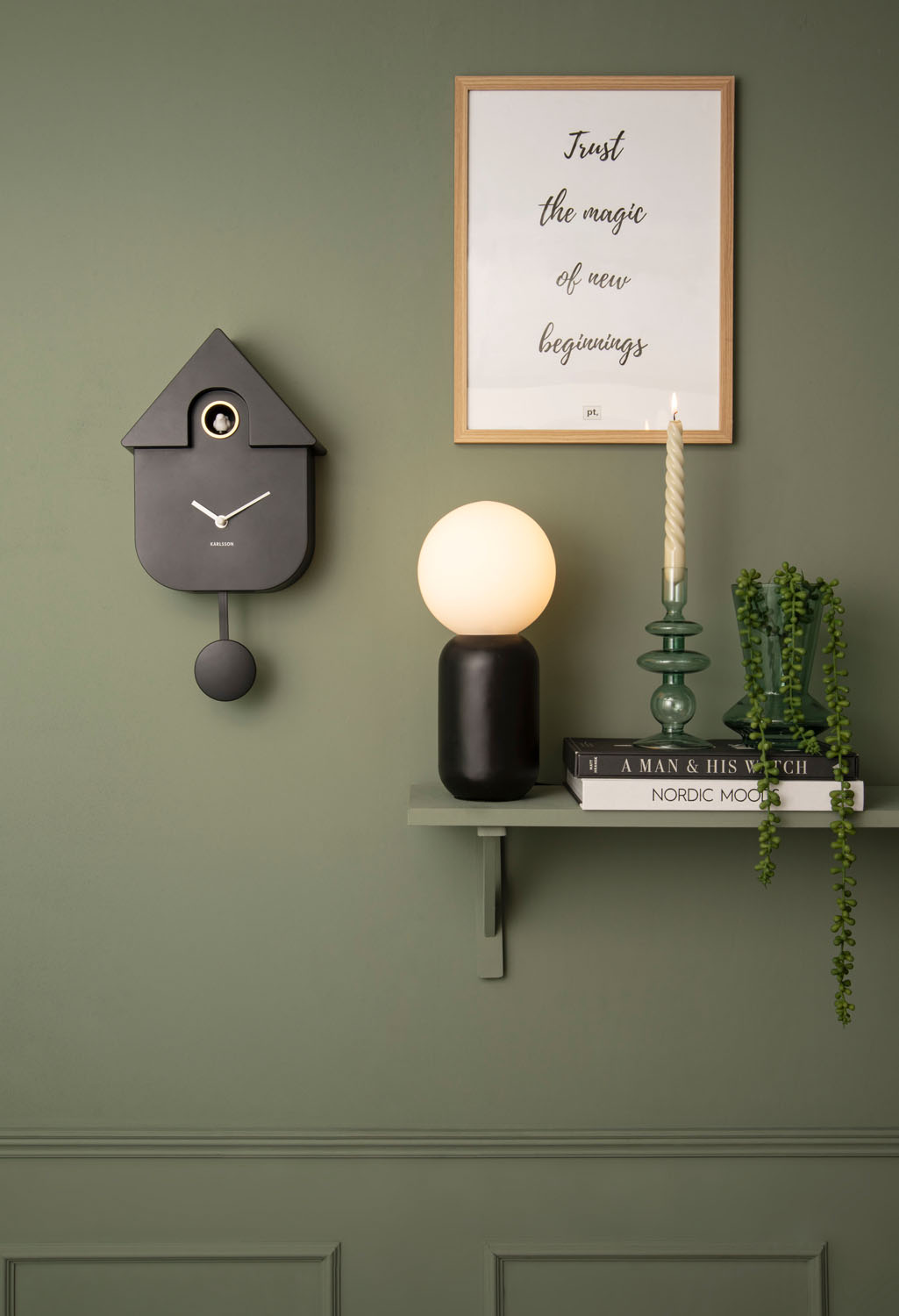 Karlsson wandklok Modern Cuckoo