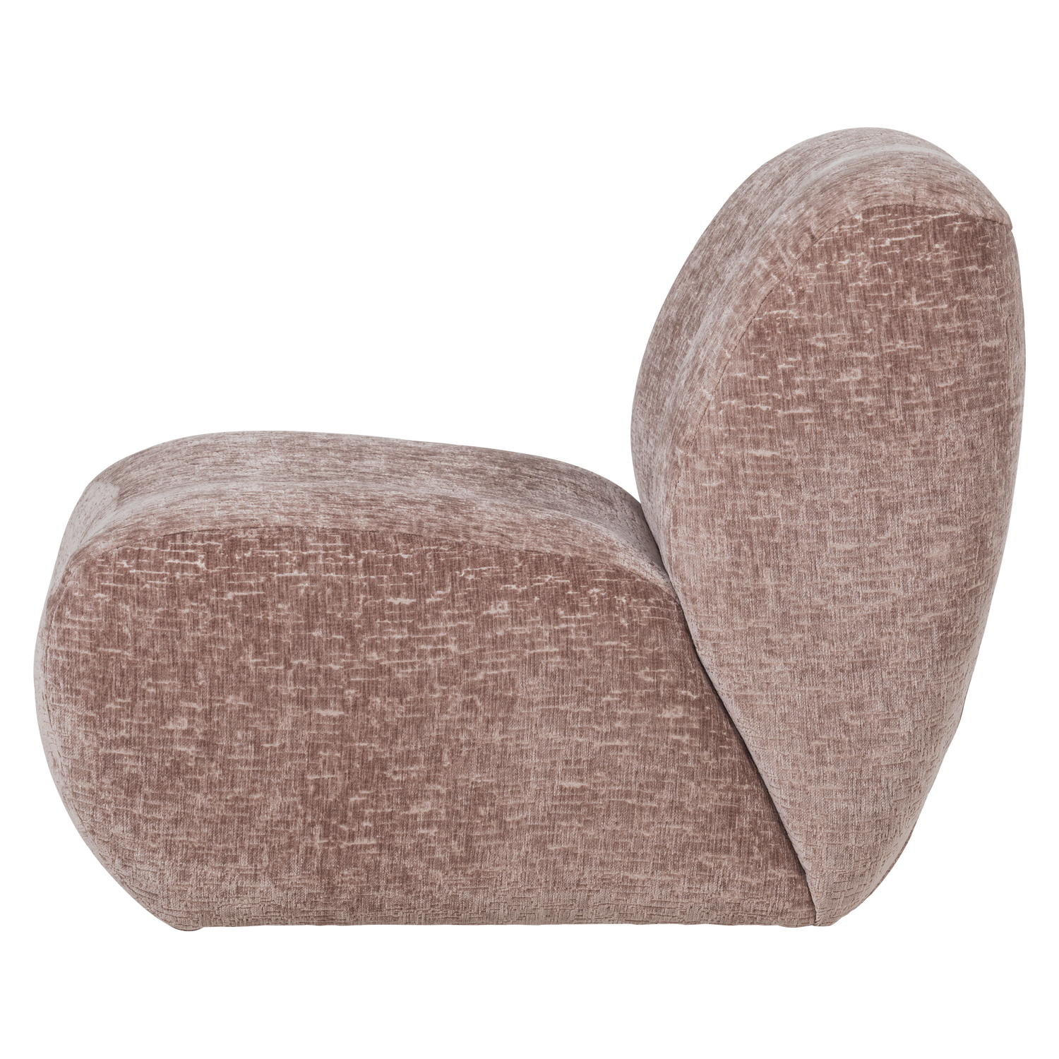 Nomu fauteuil grove chenille lichtbruin [fsc]