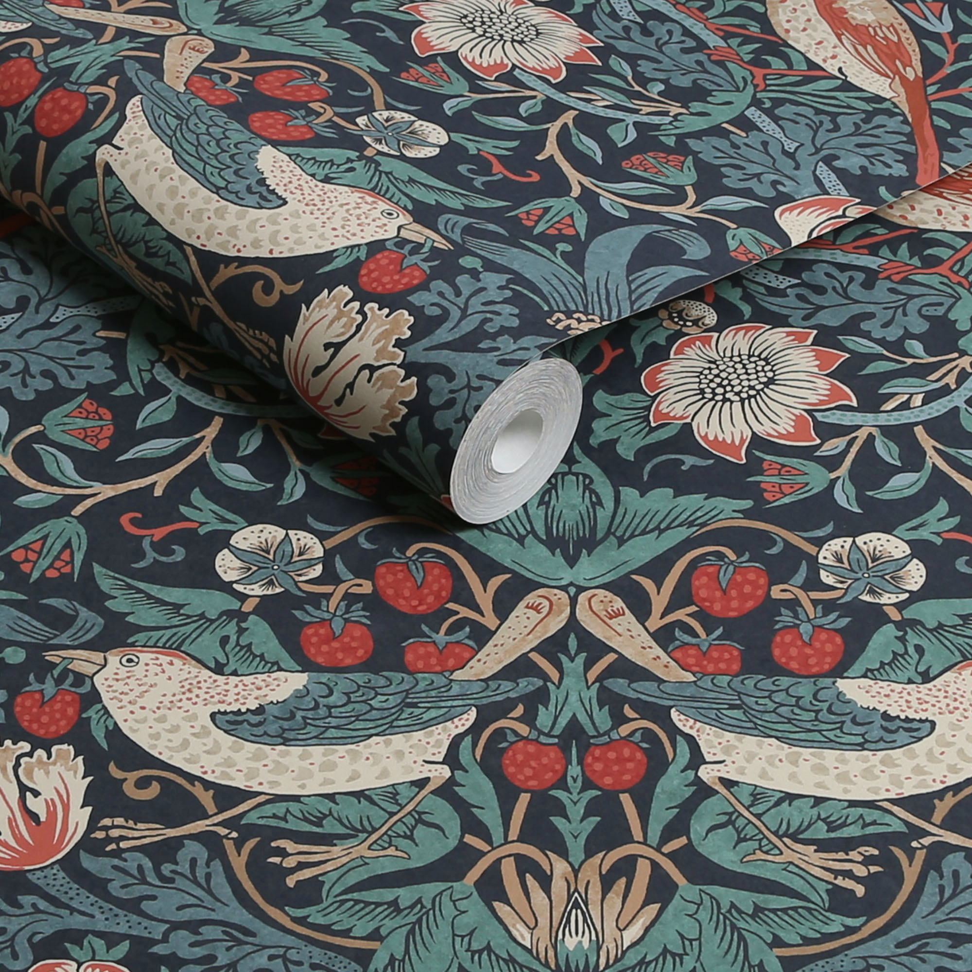 Vliesbehang William Morris at Home Strawberry Thief