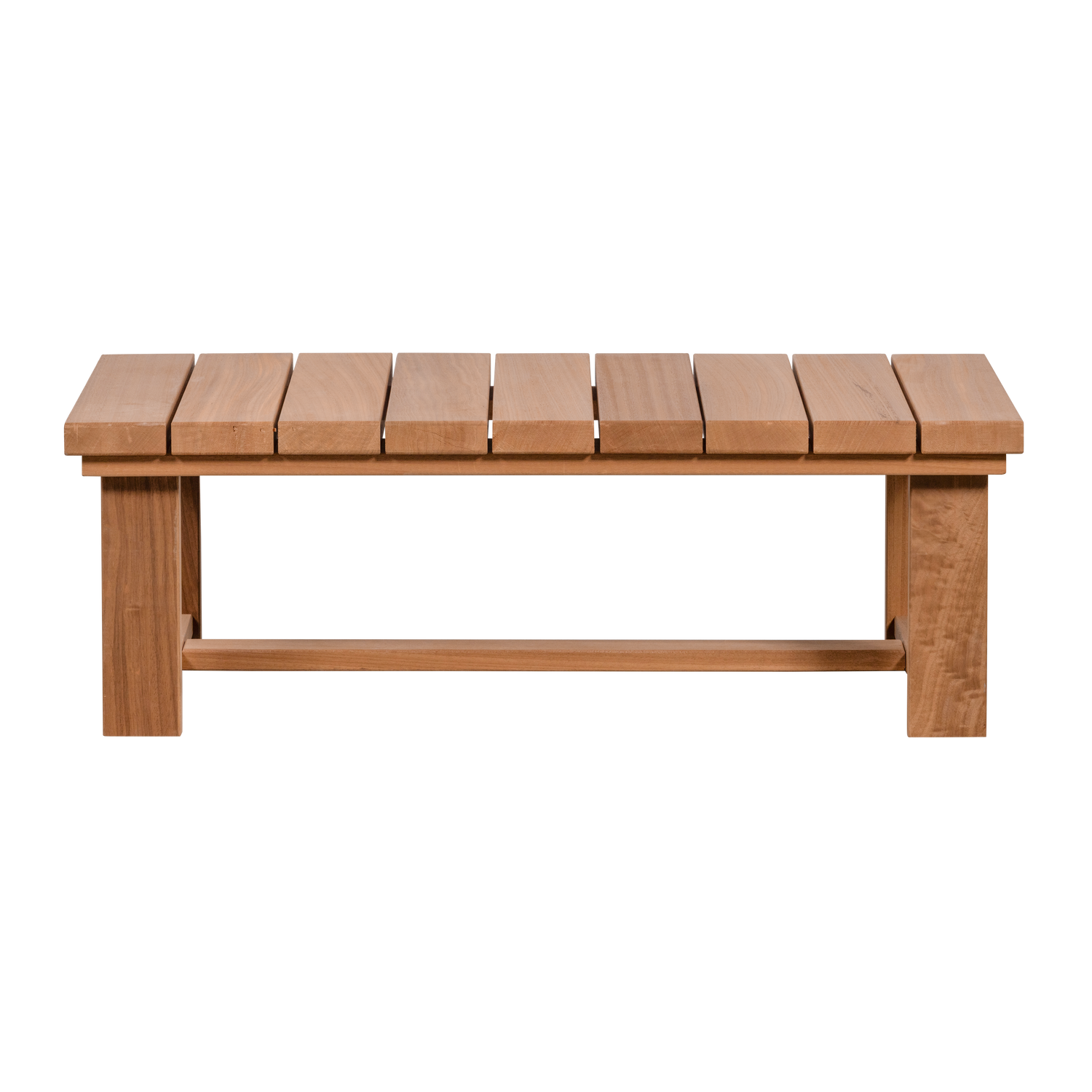 Banco tuin salontafel ayous hout naturel [fsc]