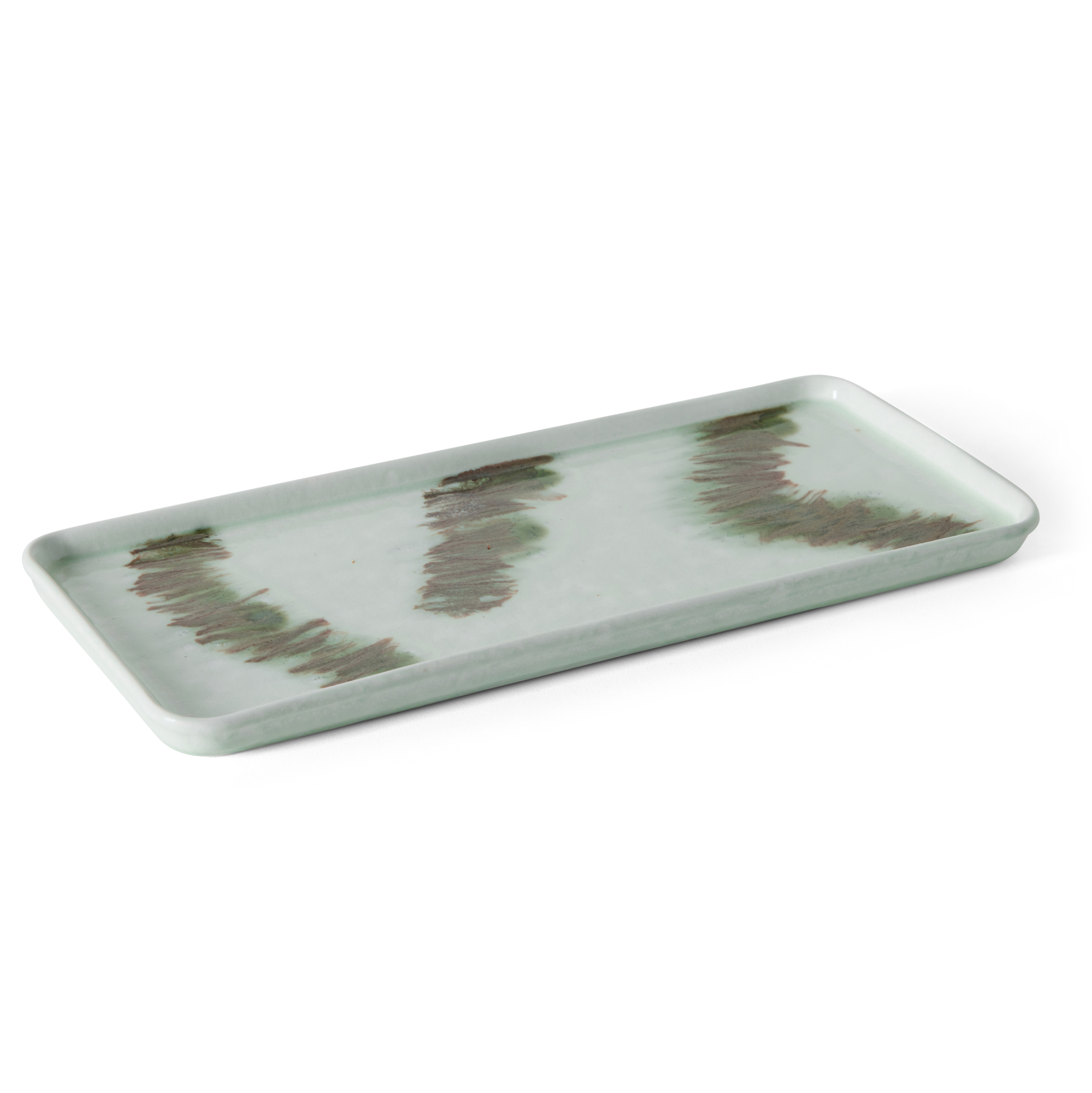 HKliving Servies 70's ceramics cake tray Cherry