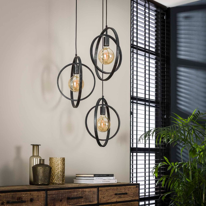 Hanglamp Blackpool 3-lichts
