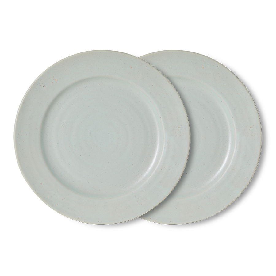 HKliving Servies Farmhouse Ceramics Diner bord - set van 2