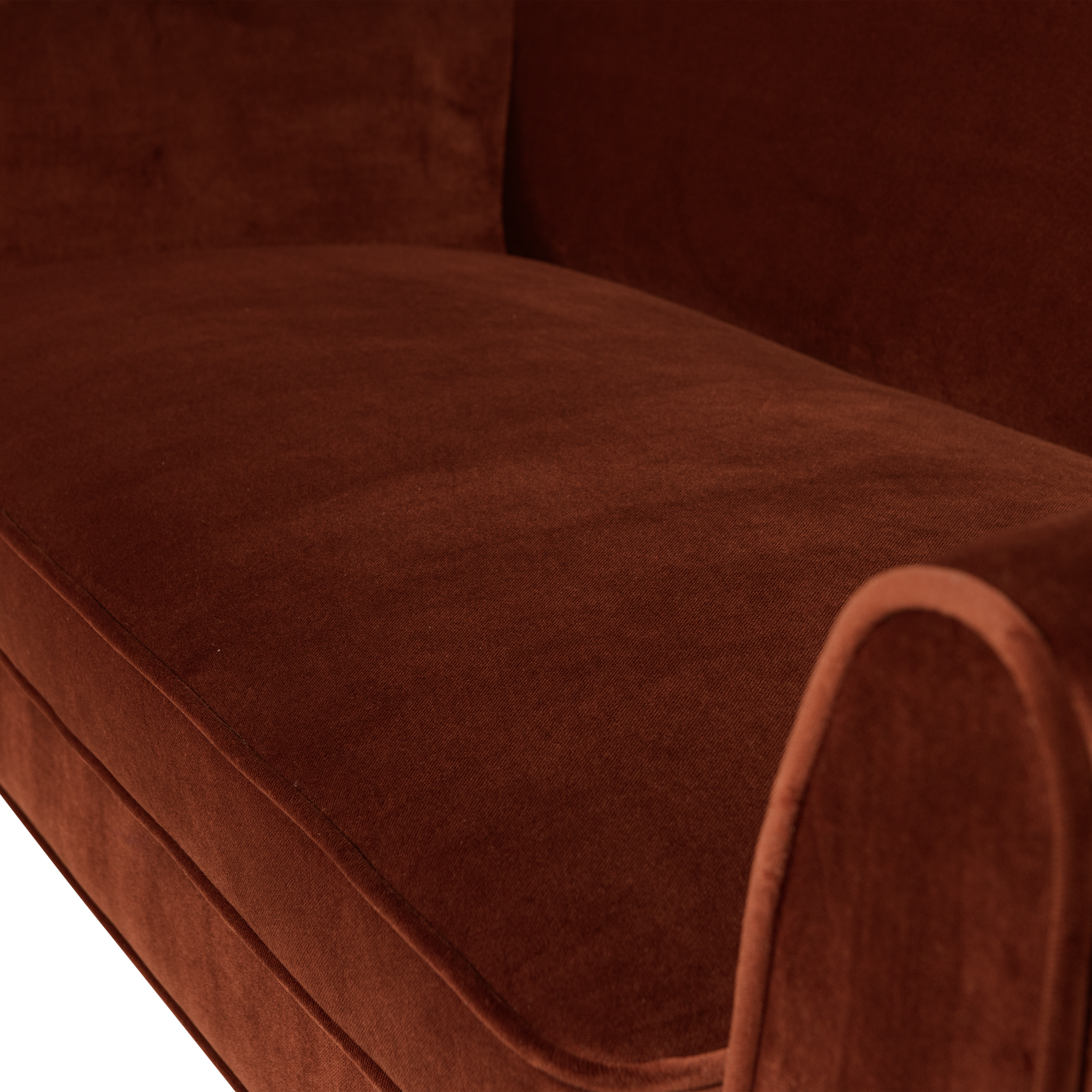 Rocco bank 150 cm velvet off white [fsc]