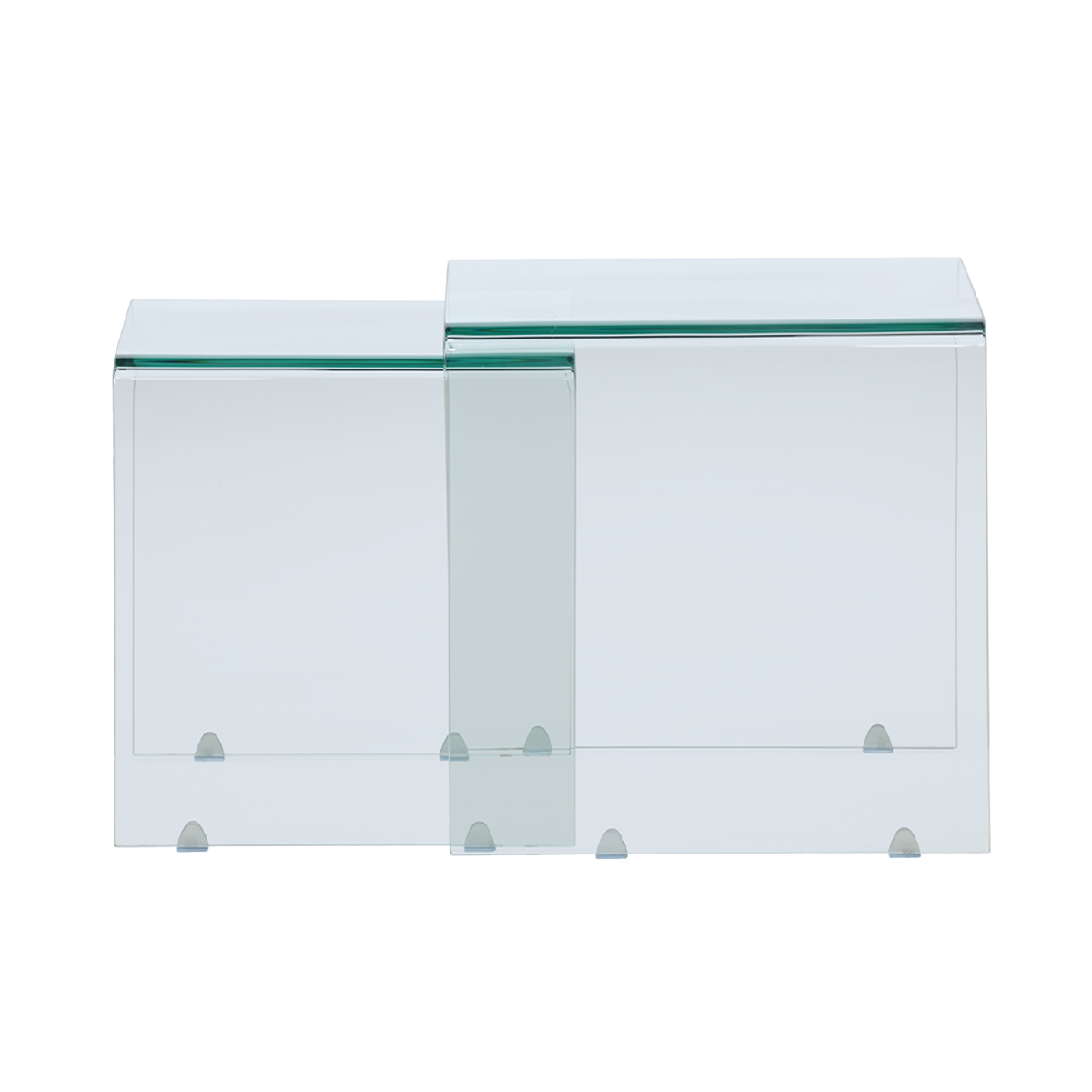 Cornelis glazen bijzettafel set