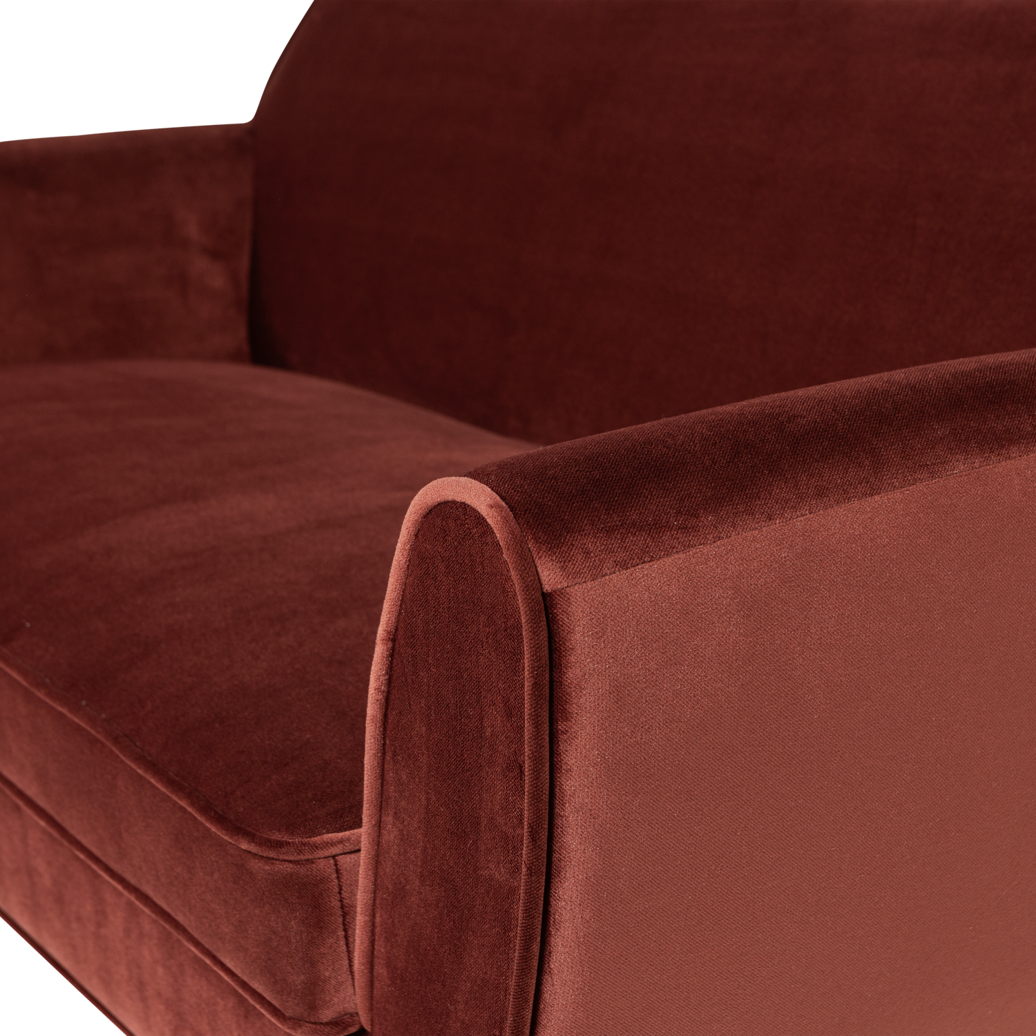 Rocco bank 150 cm velvet off white [fsc]