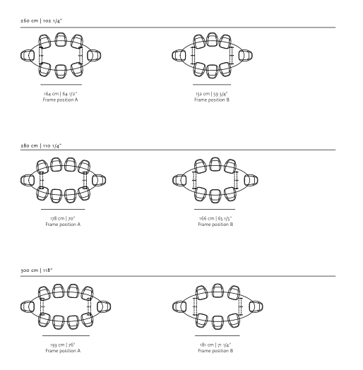 Studio HENK tafel Butterfly Ovaal - zwart frame, hardwax light 3041