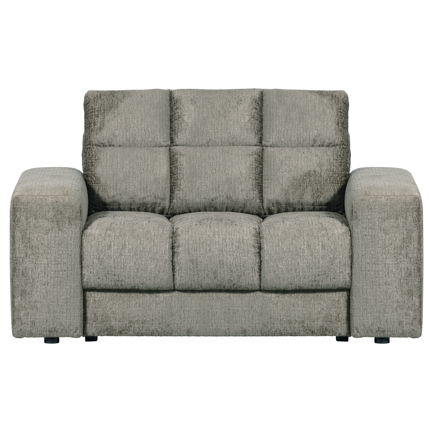 Second date loveseat velvet warmgrijs