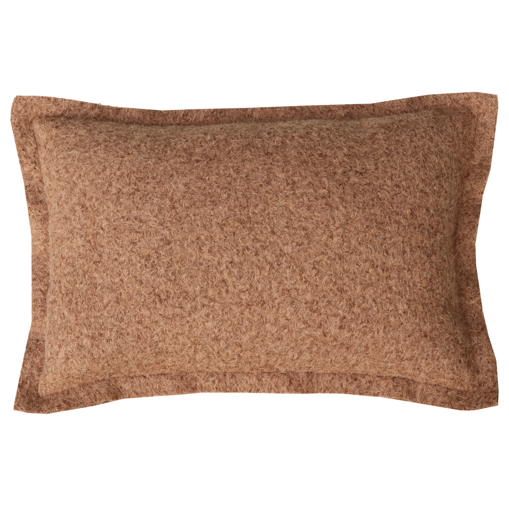 Kussen wol boucle mocha mousse