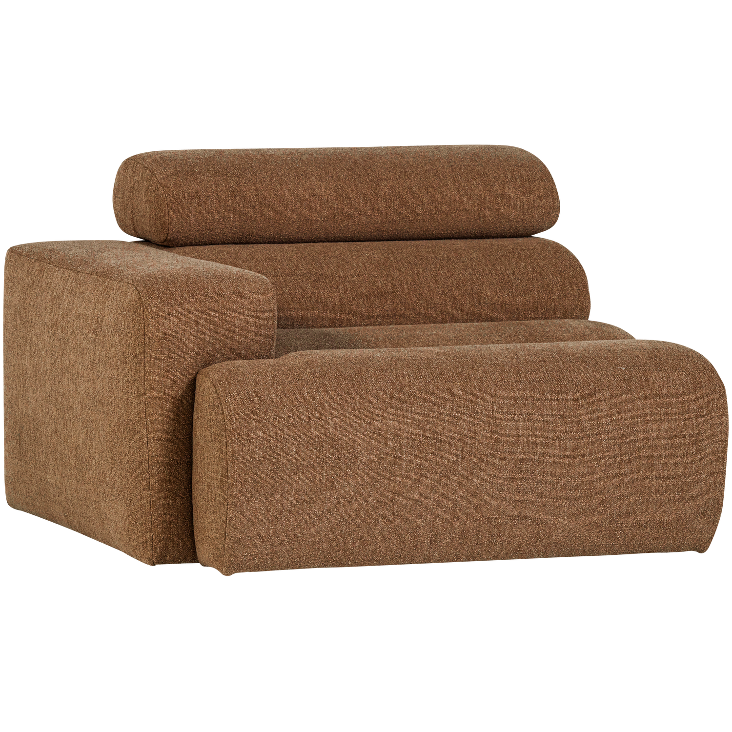 Novi 1-zits element arm links boucle karamelbruin