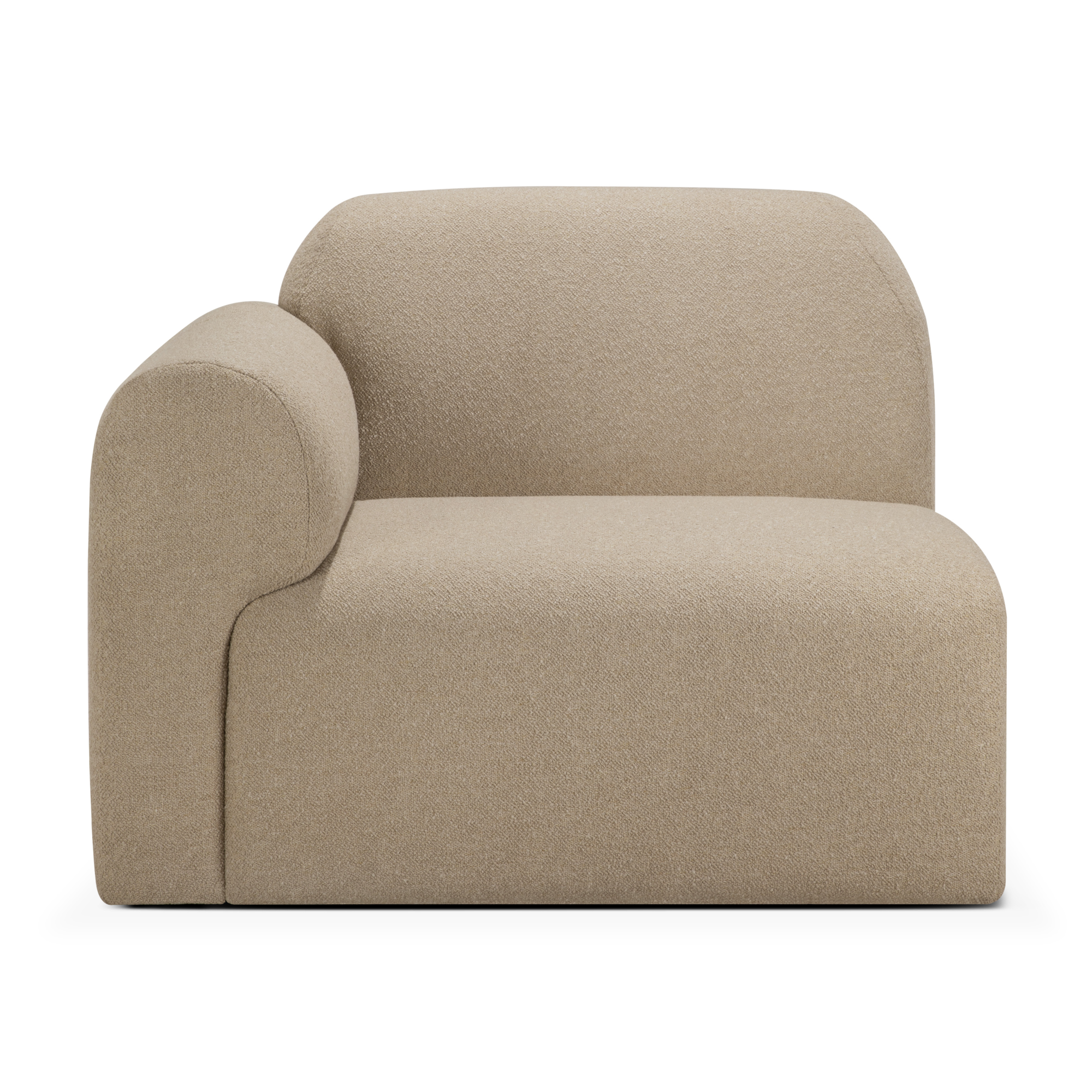 Bulky modulaire sofa - almond