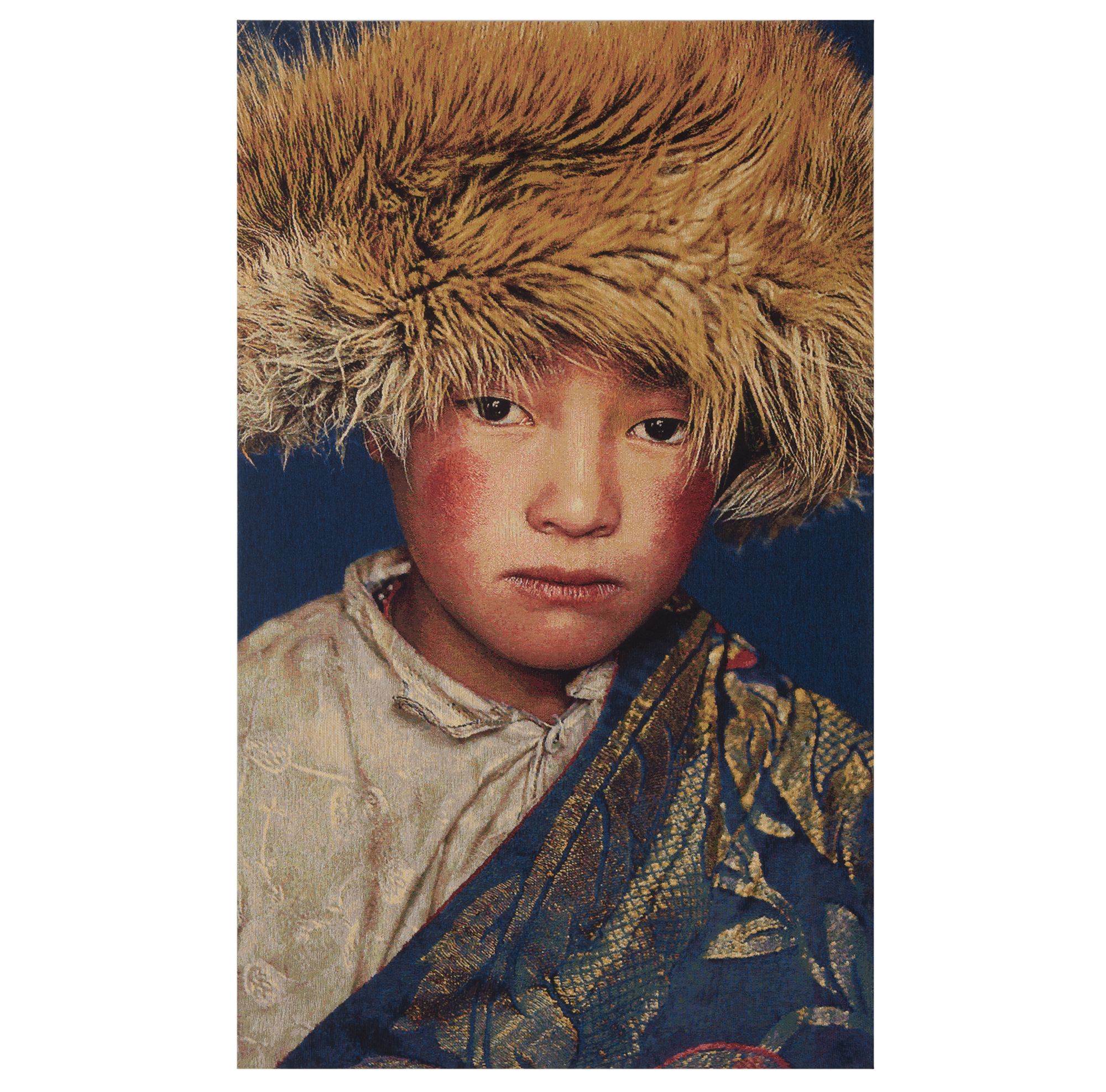 Wandpaneel geweven Tibetan Boy