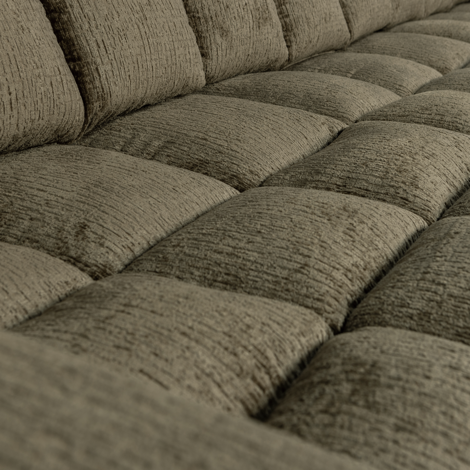 Second date chaise longue rechts ribstof terrazzo
