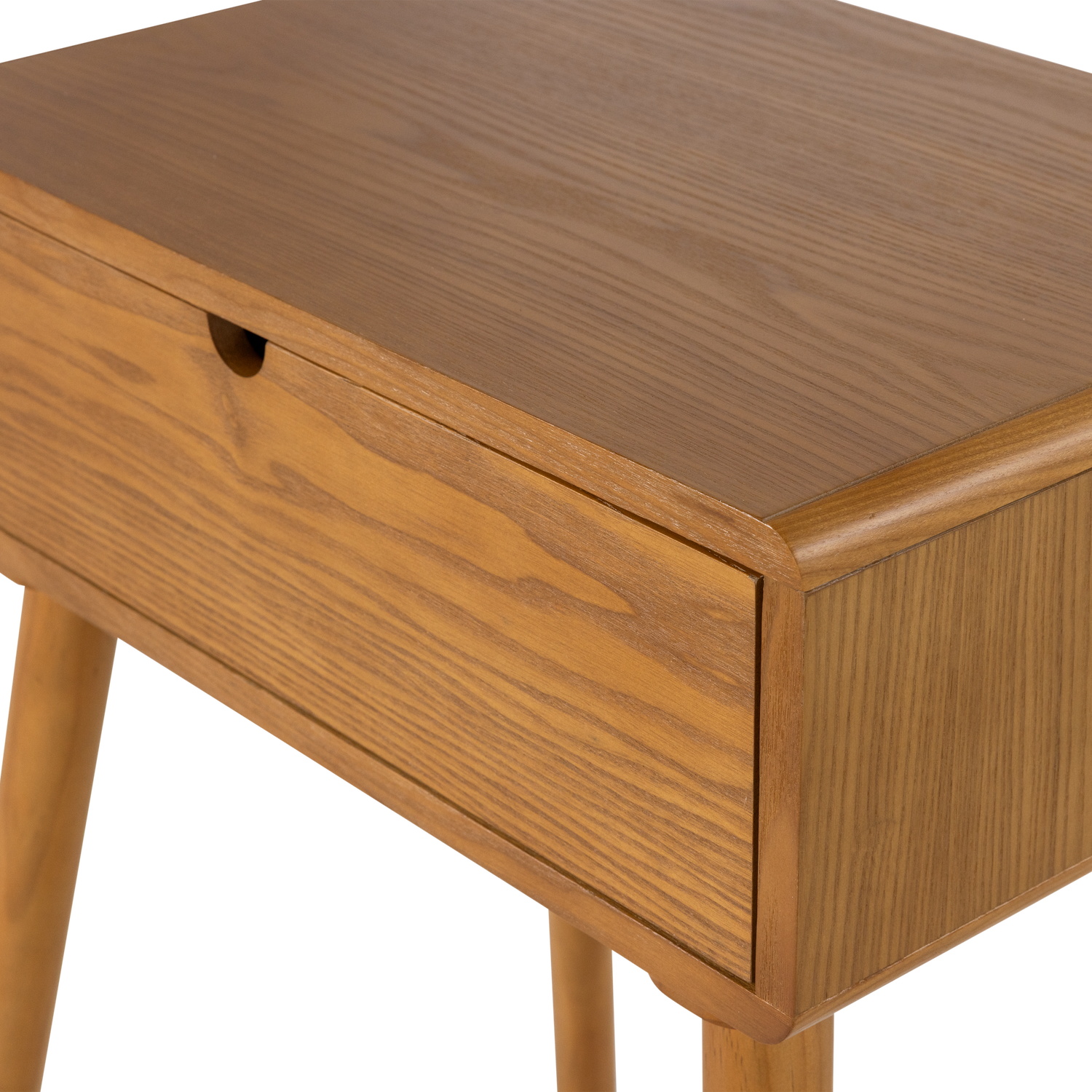 Nelo nachtkastje/bijzettafel hout bruin [fsc]