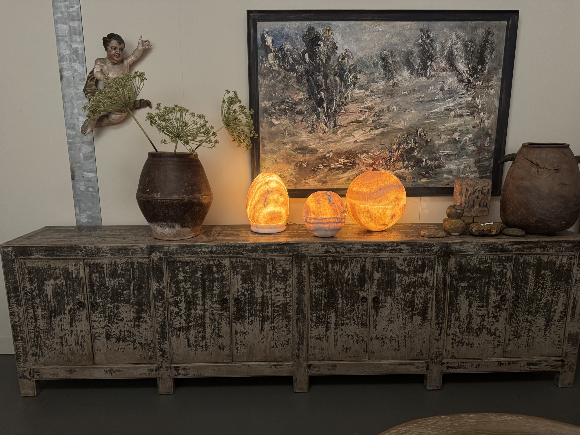 Ei lamp onyx uniek