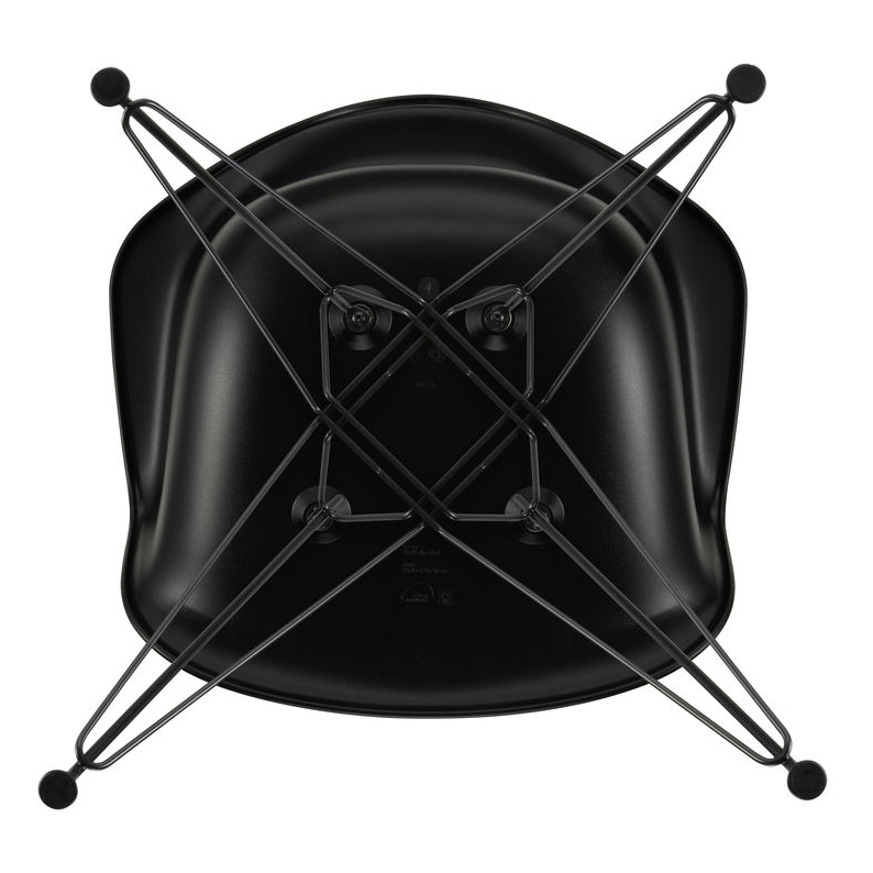 Vitra Eetkamerstoel DAR RE zwart