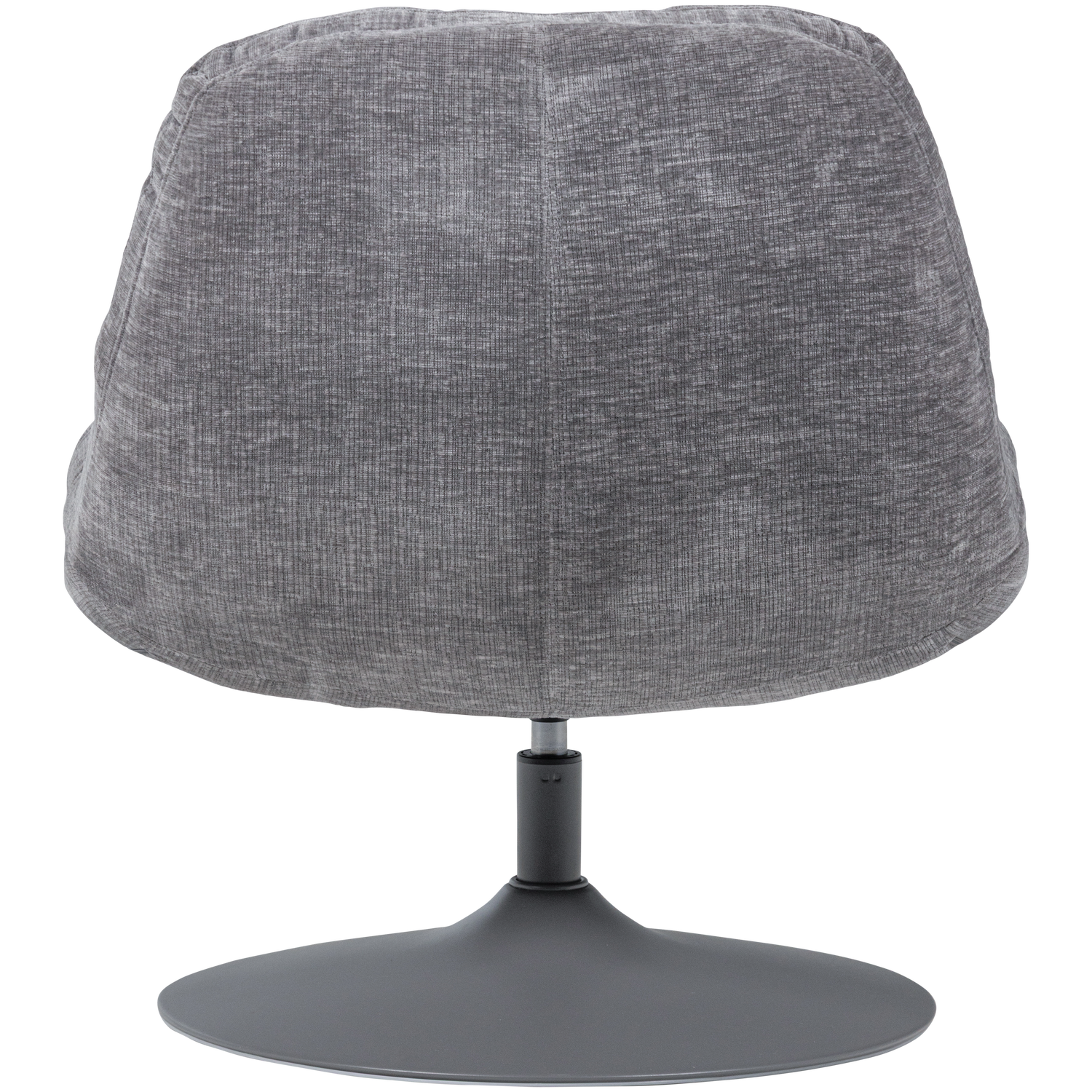 Elvi draaifauteuil chenille structuur lichtgrijs