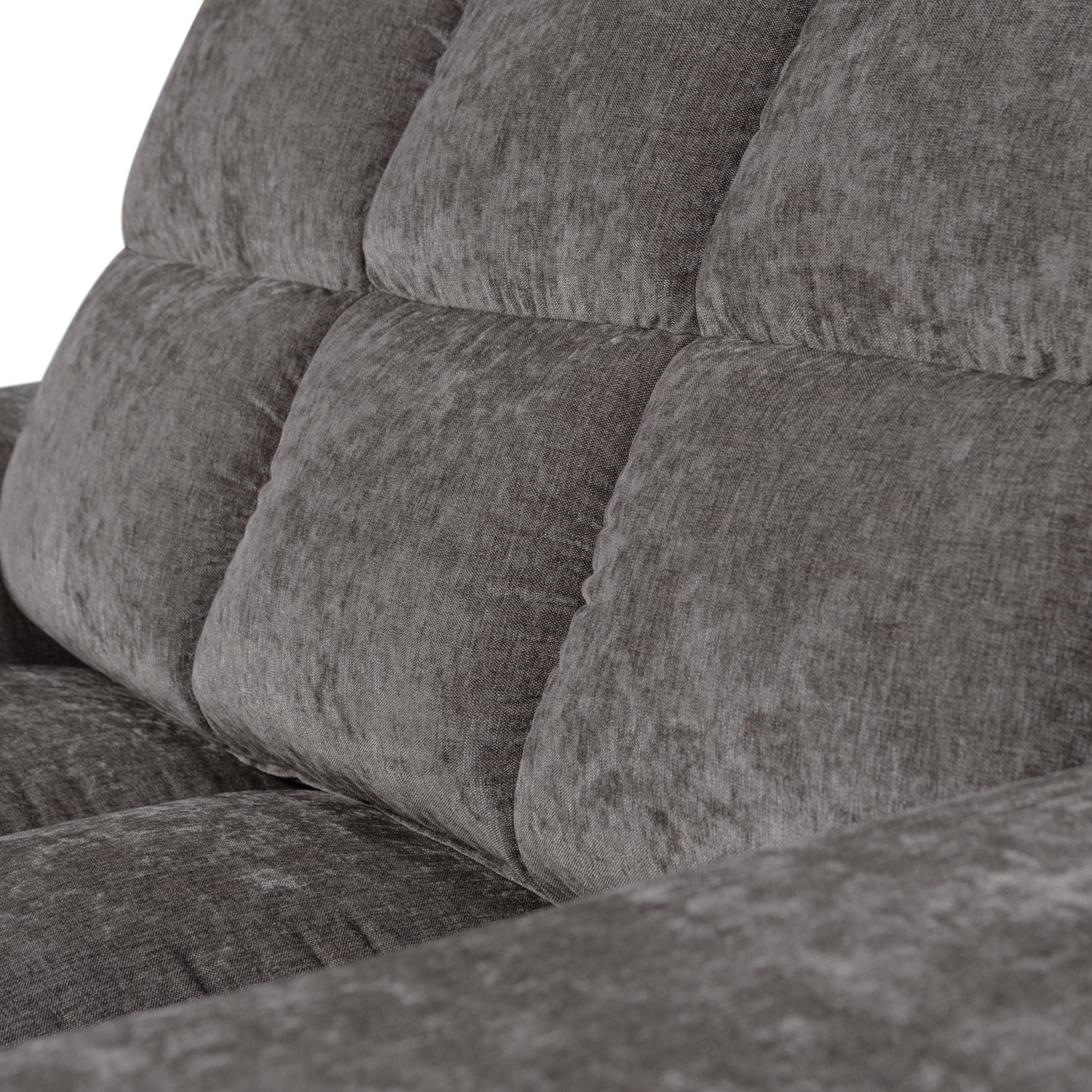 Second date loveseat velvet warmgrijs