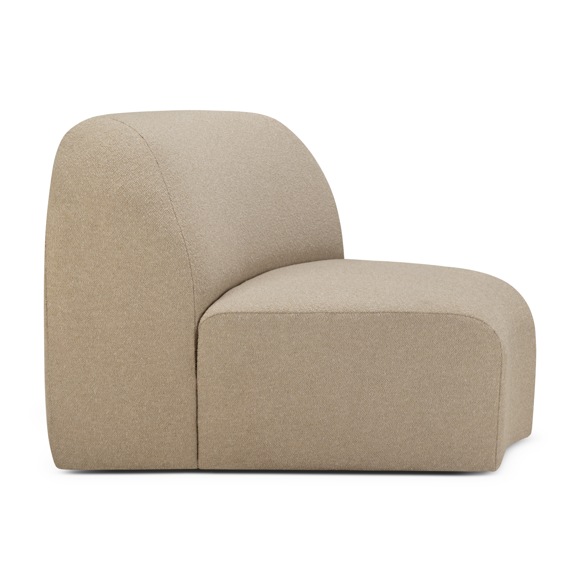 Bulky modulaire sofa - almond